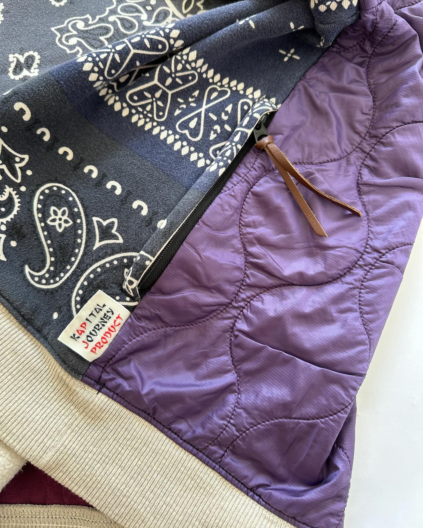 FW19 Fleecy Knit Bandana Bivouac Big Sweater