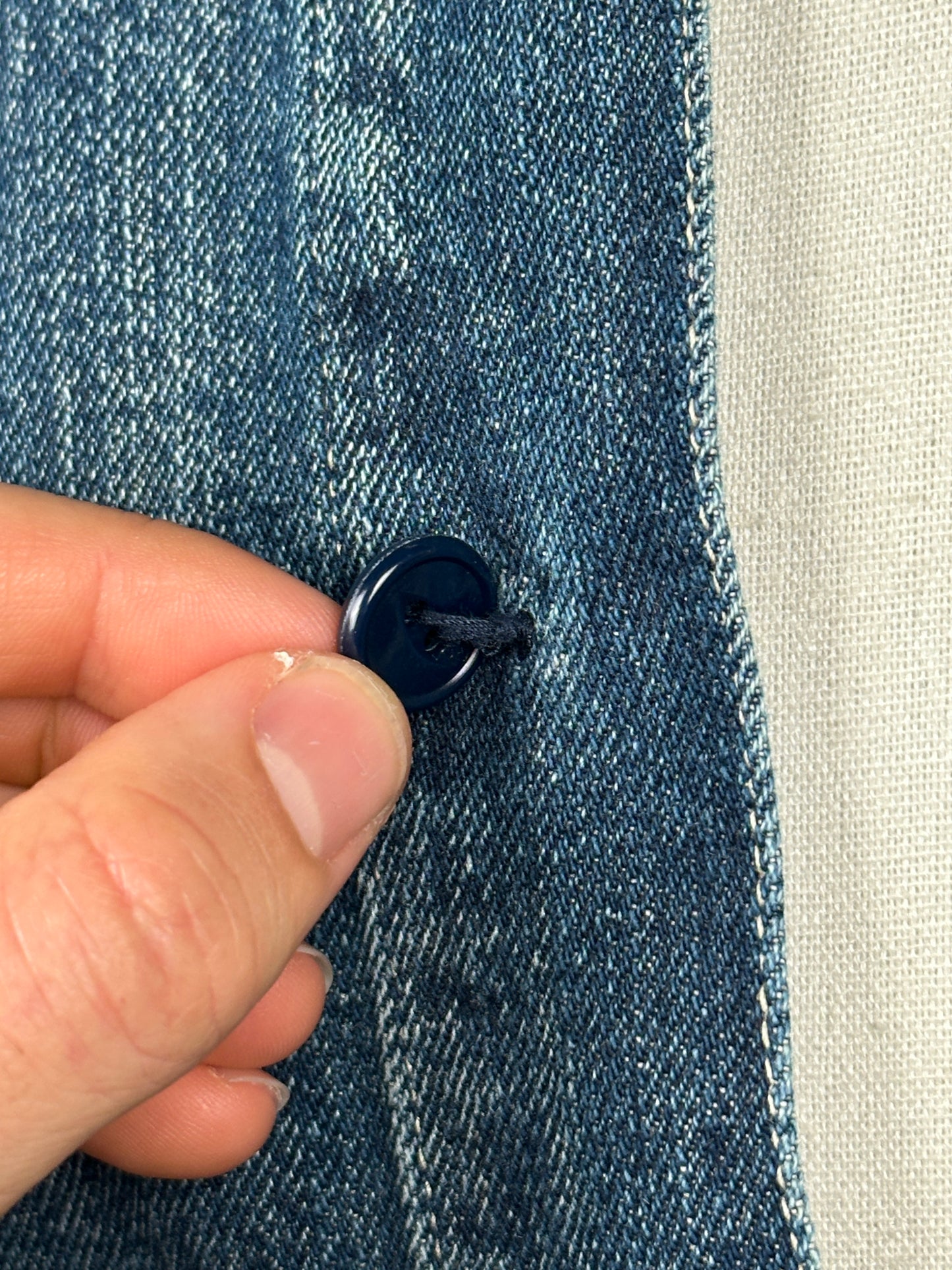 Washed Denim Shirt Jacket