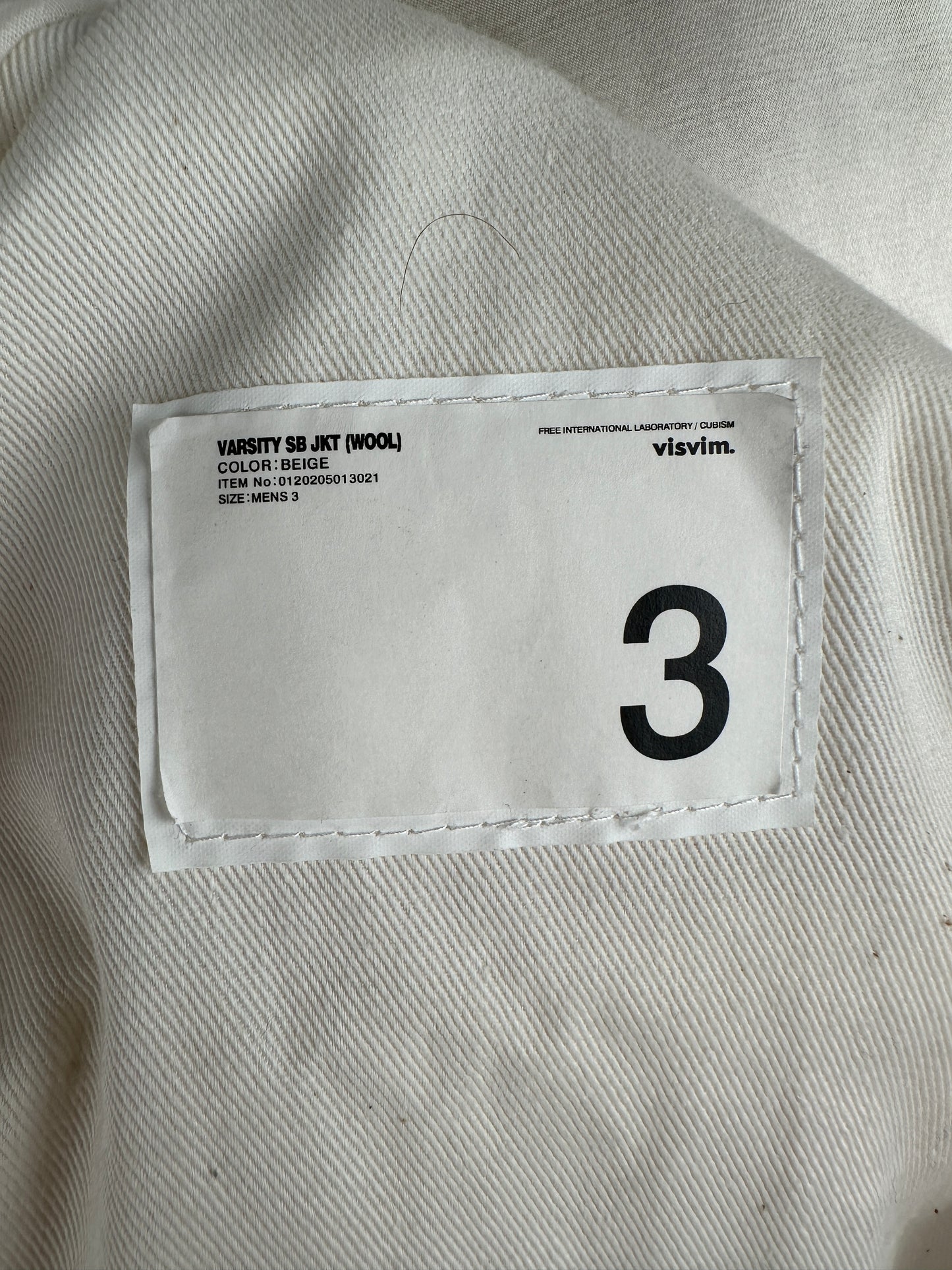 FW20 Varsity SB JKT (Wool)