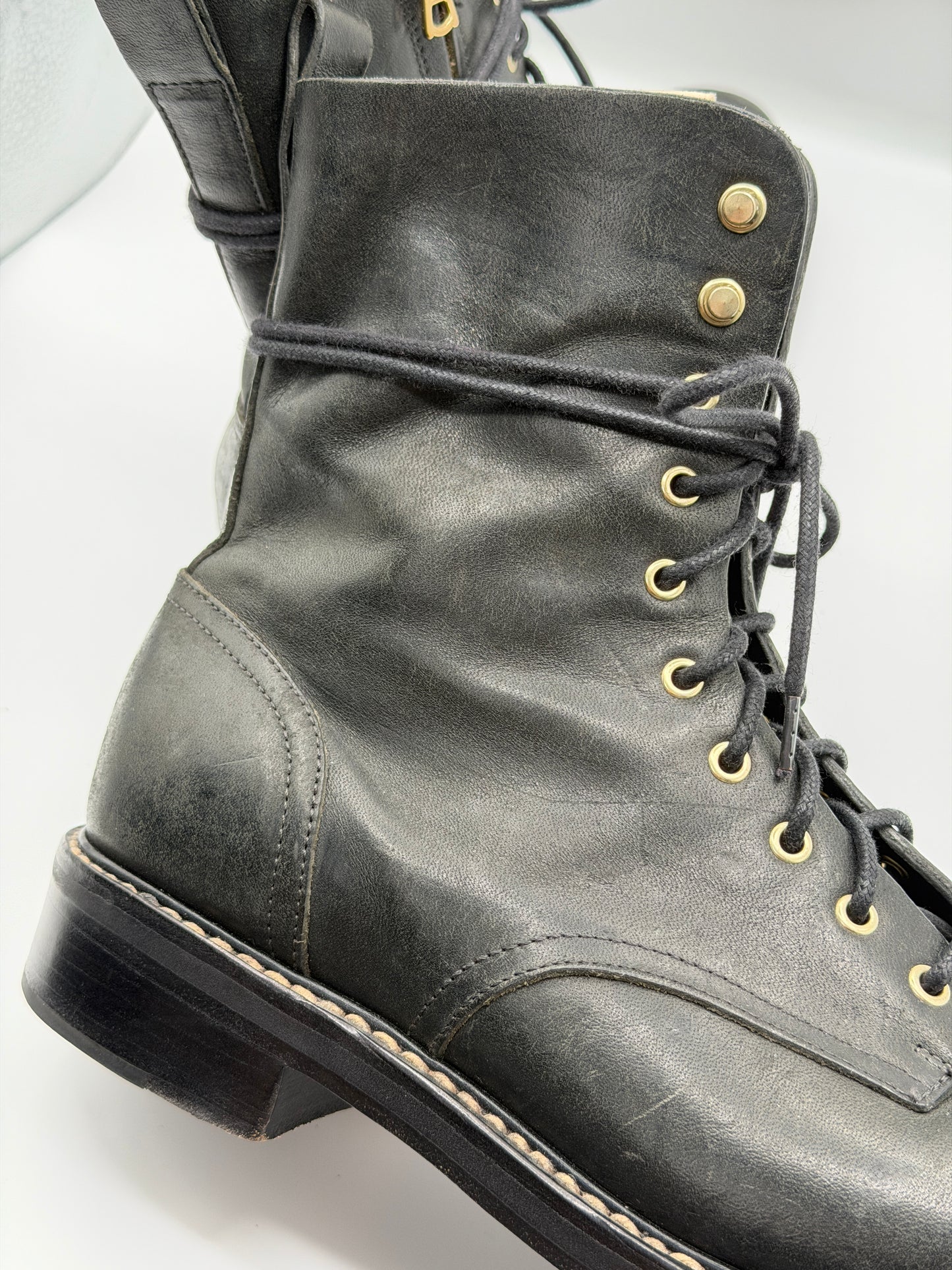 FW18 El Capitan Boots-Folk (Veg Horsehide)