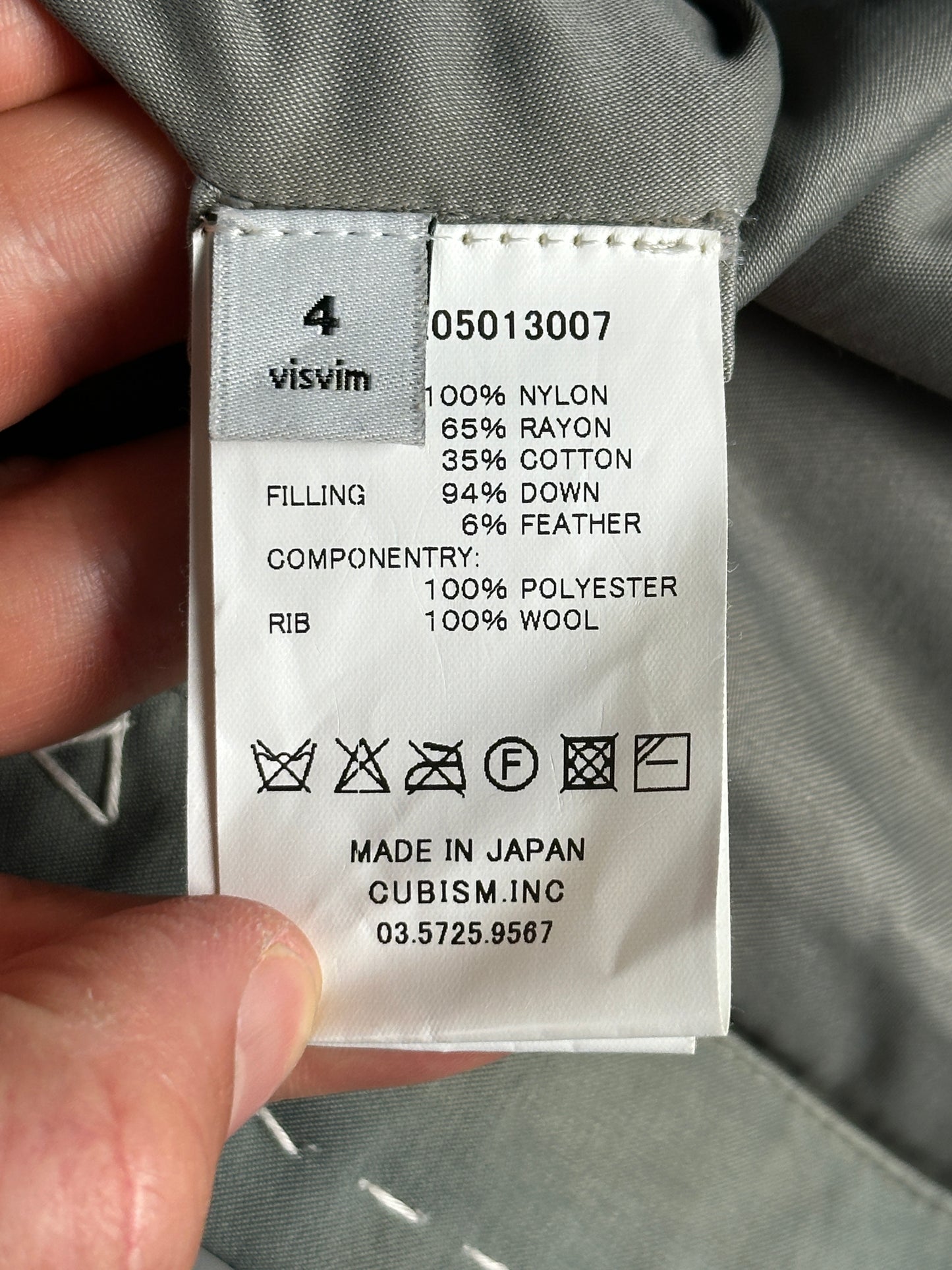 FW15 Sanjuro Kimono Down JKT
