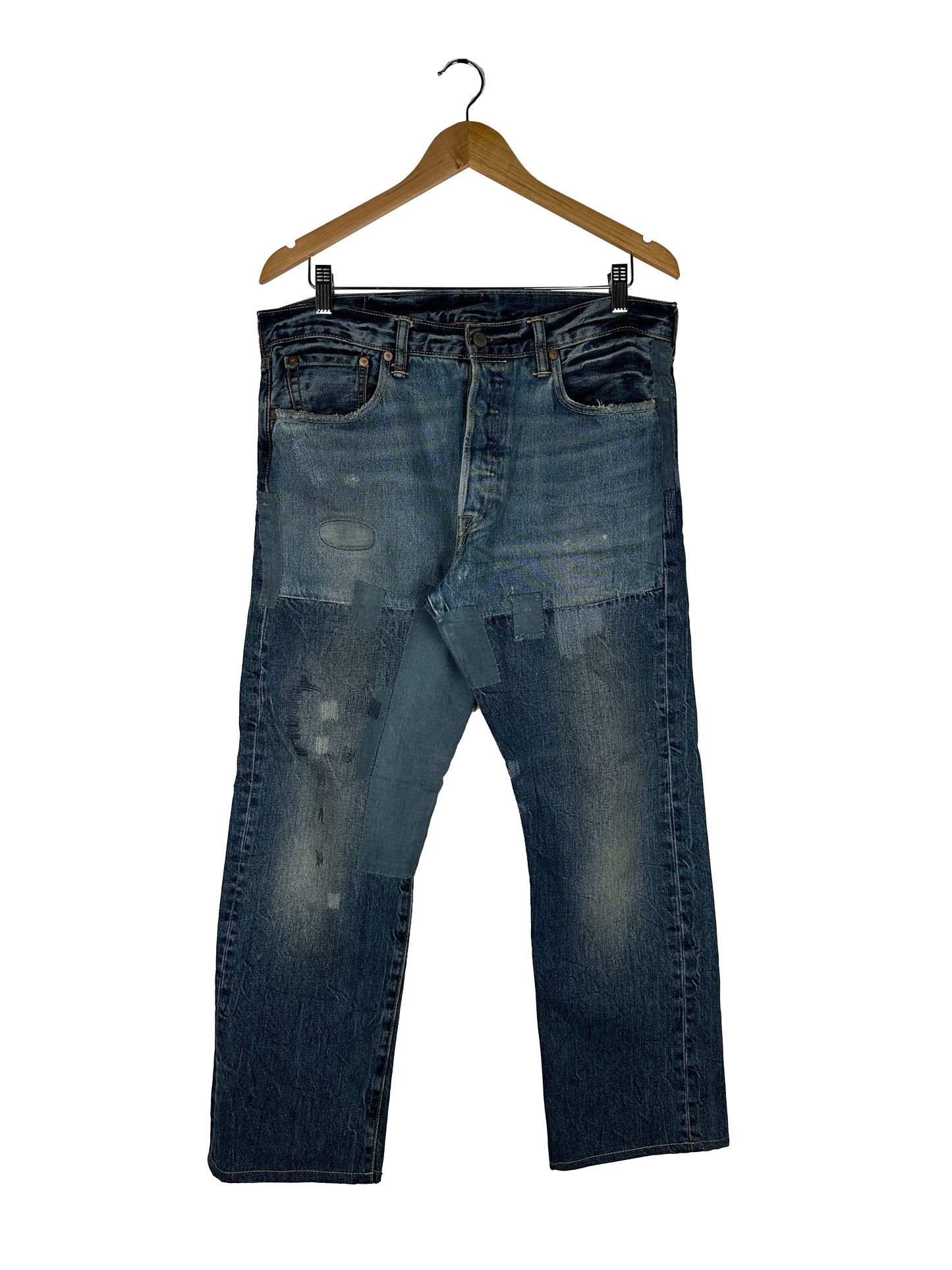 90s Levi's 501 Patchwork