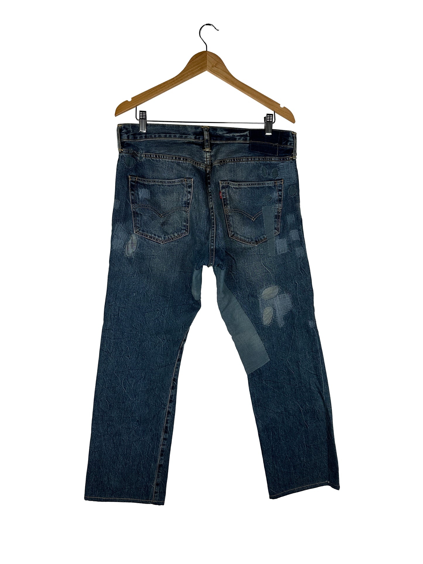90s Levi's 501 Patchwork