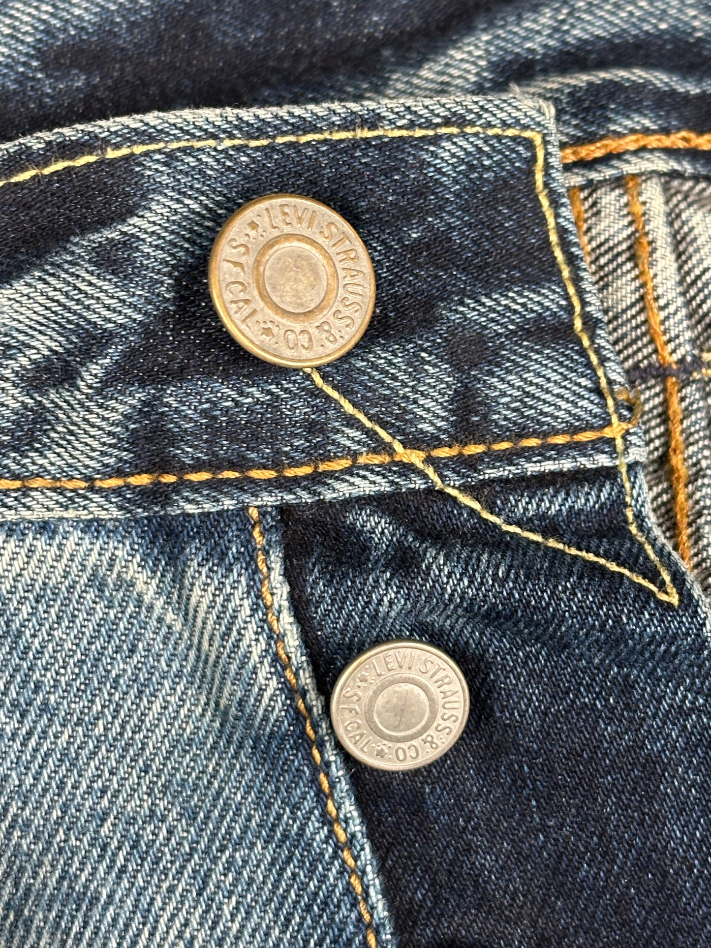 90s Levi's 501 Patchwork