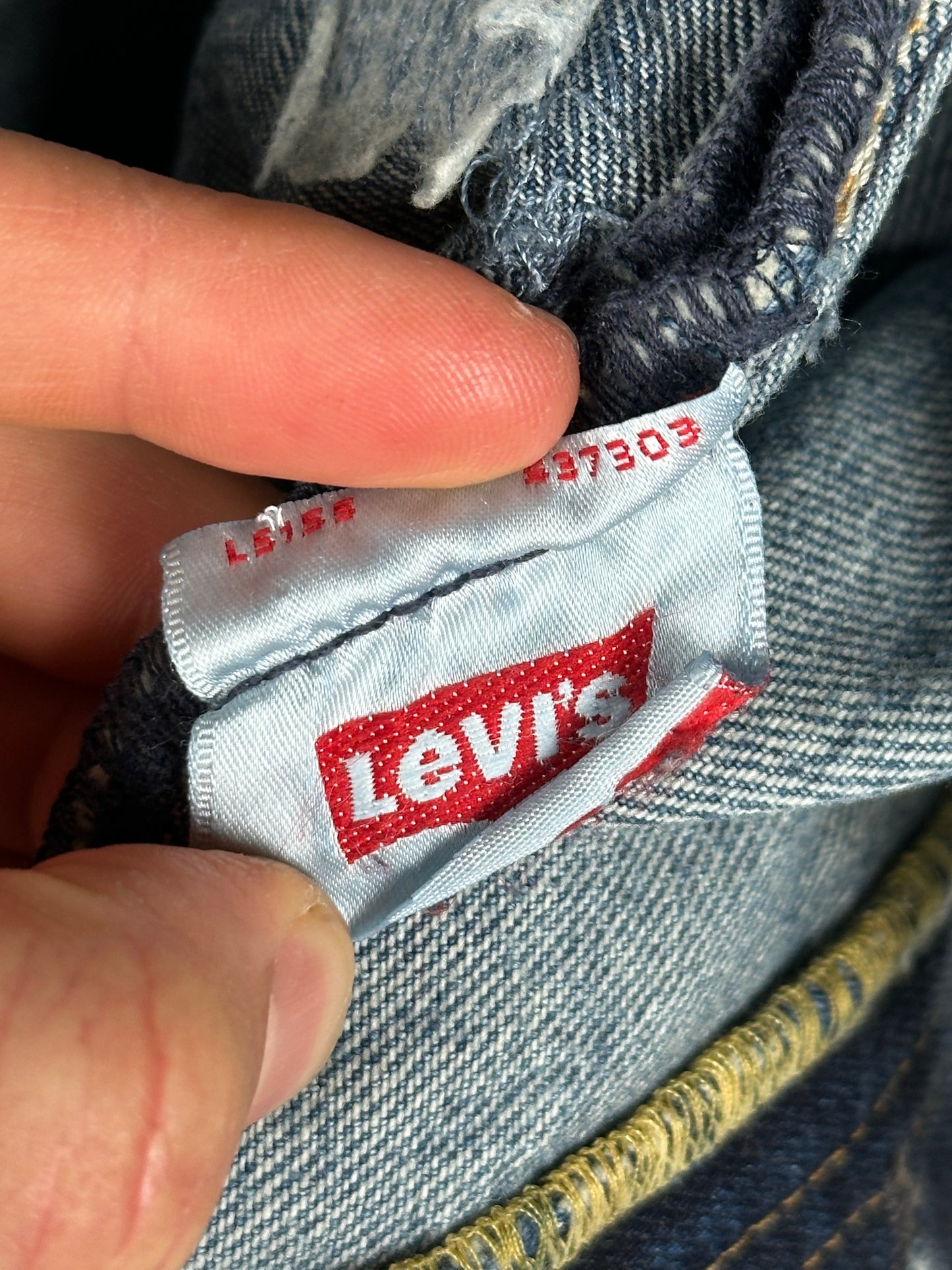 90s Levi's 501 Patchwork