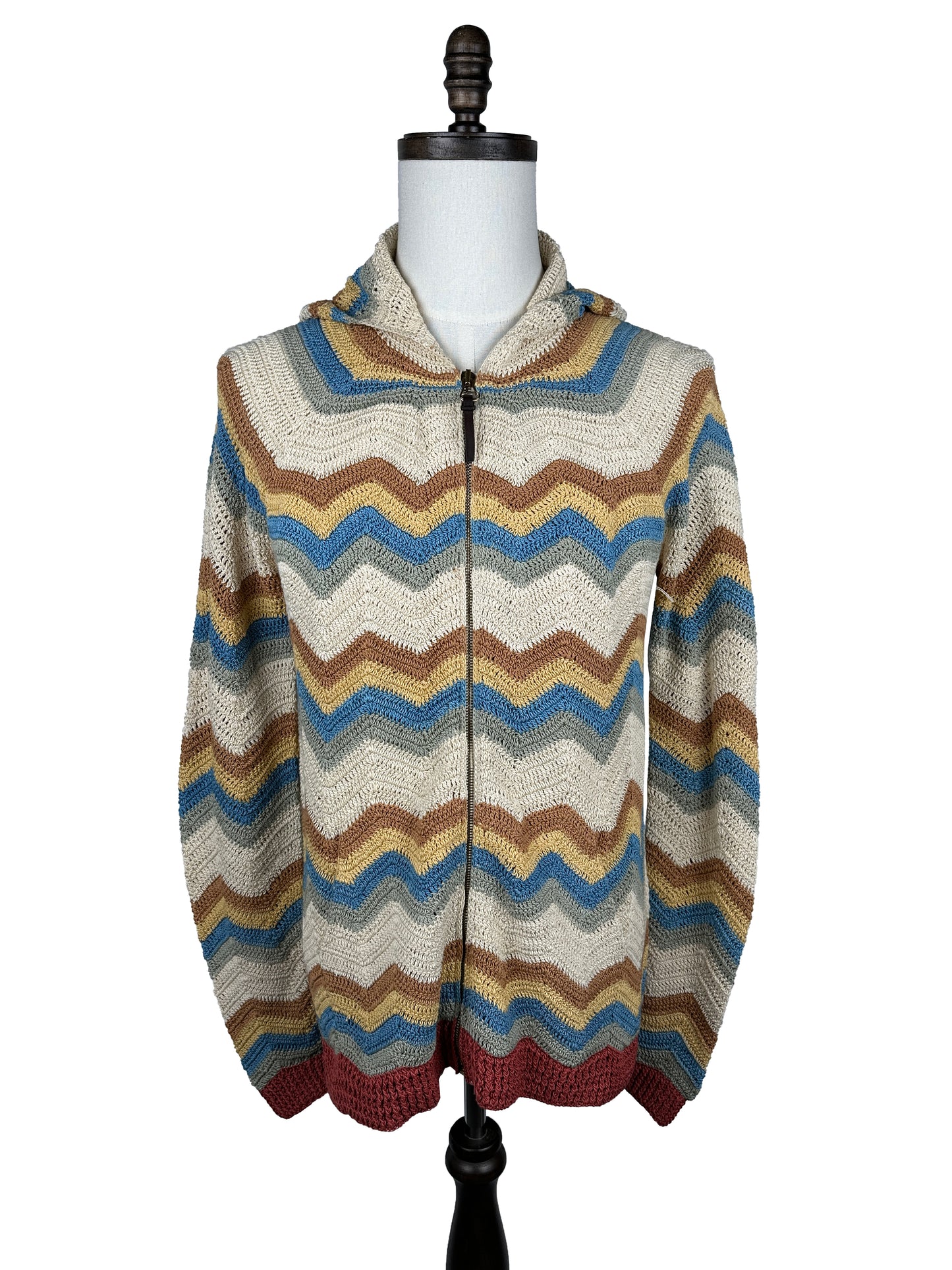 SS16 Highland Knit Hoodie F.Z.