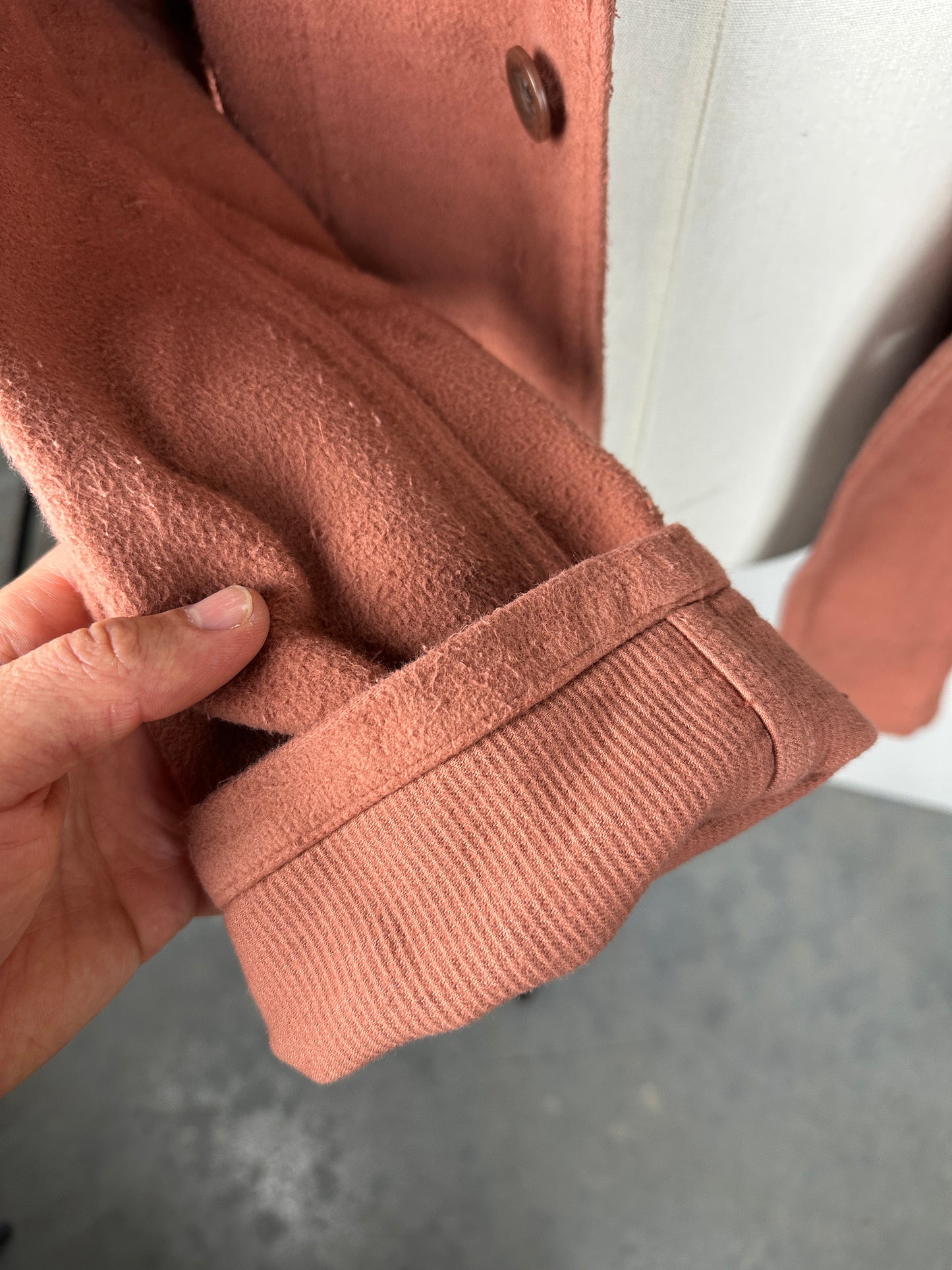 Napped Heat Corduroy Hospital JKT