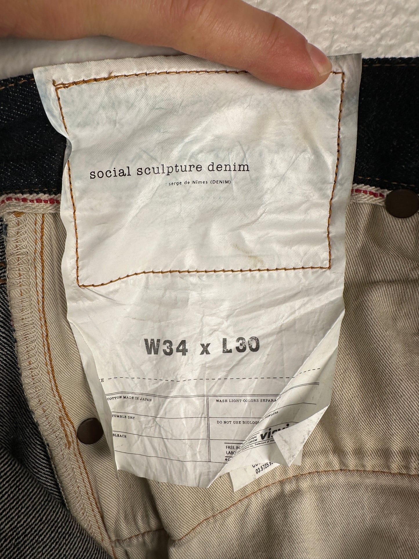 FW22 Social Sculpture 01 Slim Raw Mud OD