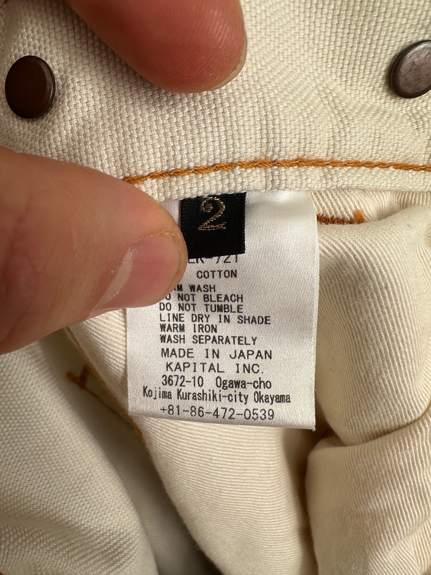 SS19 Light Canvas Lumber Pants