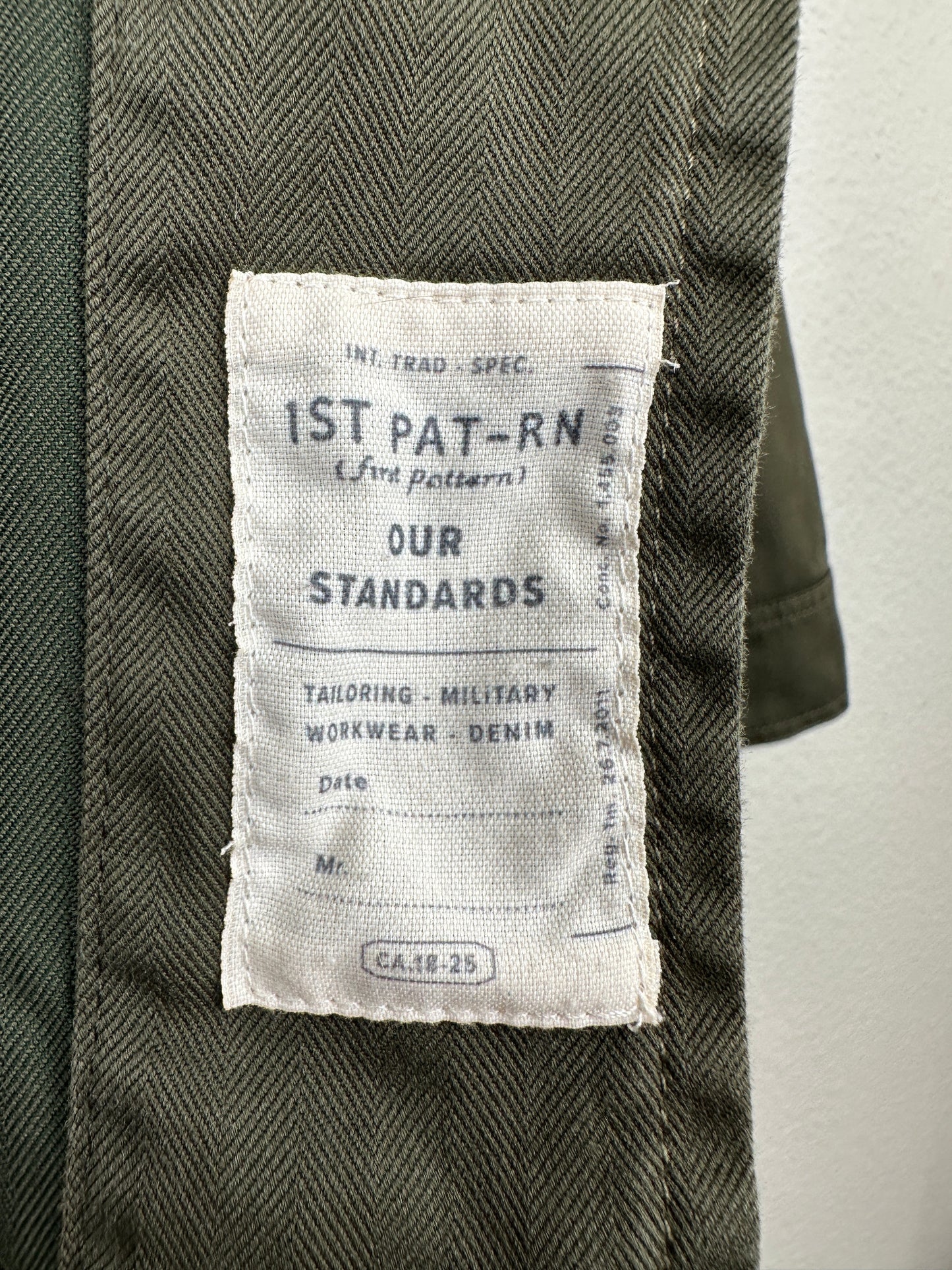 FW18 Lands ADV Military HBT Jacket