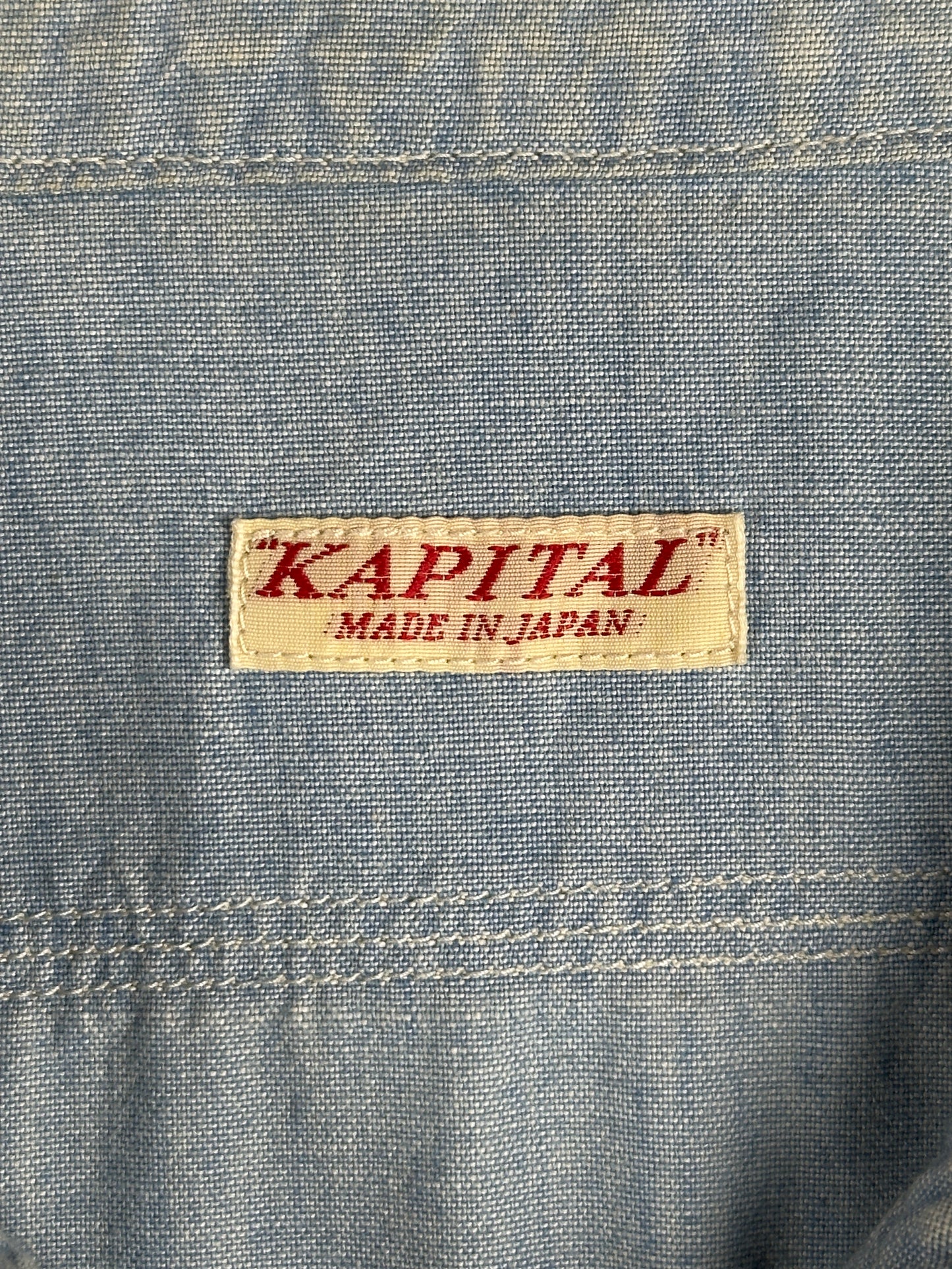 Chambray Mojito Man Damaged Work Shirt