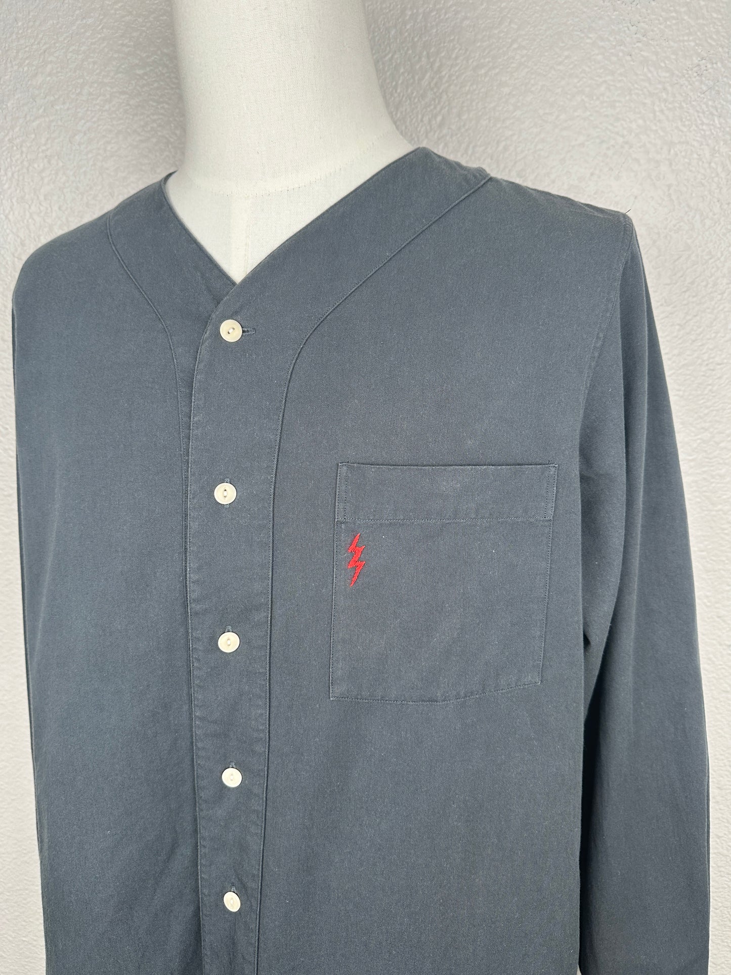 FW18 Free Edge Shirt Baseball Collar