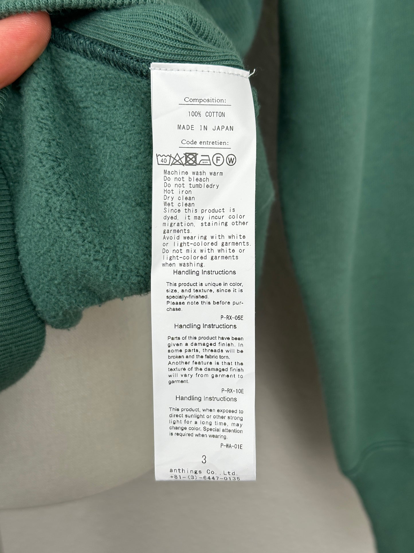 SS24 Vintage Half Zip Sweat Shirt