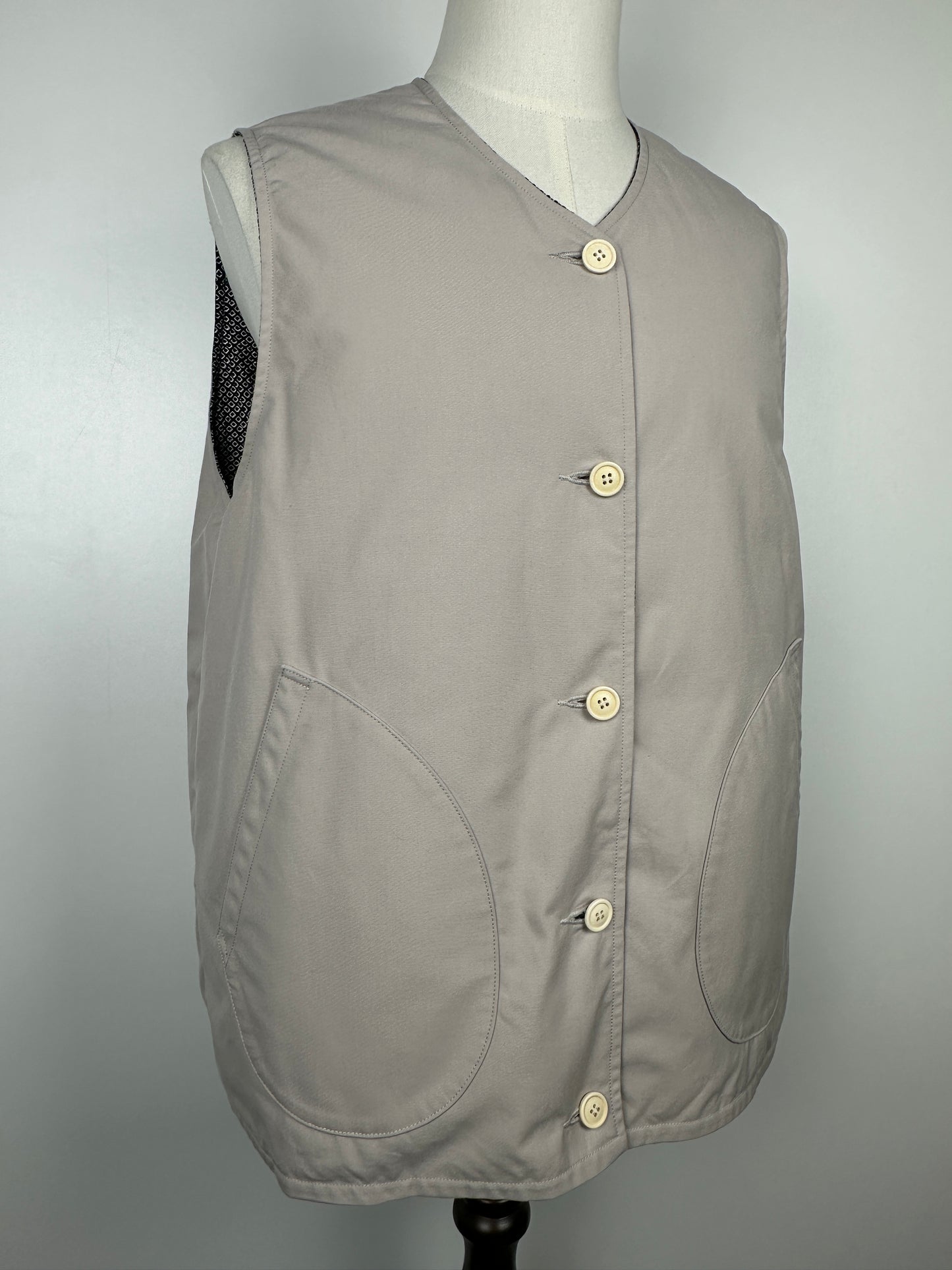SS24 ICT Kora Down Vest (Vt. Shibori)