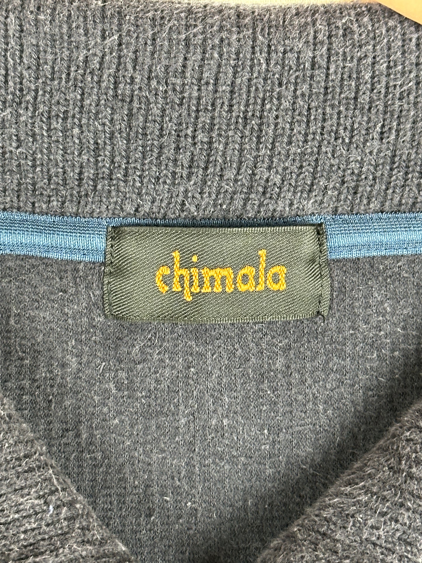 Ribbed Cotton Half-Zip Sweater