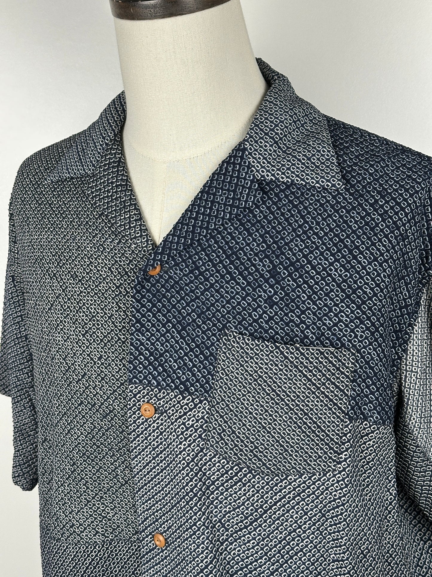 FW23 SPOT Crosby Shirt S/S (Vt. Shibori)