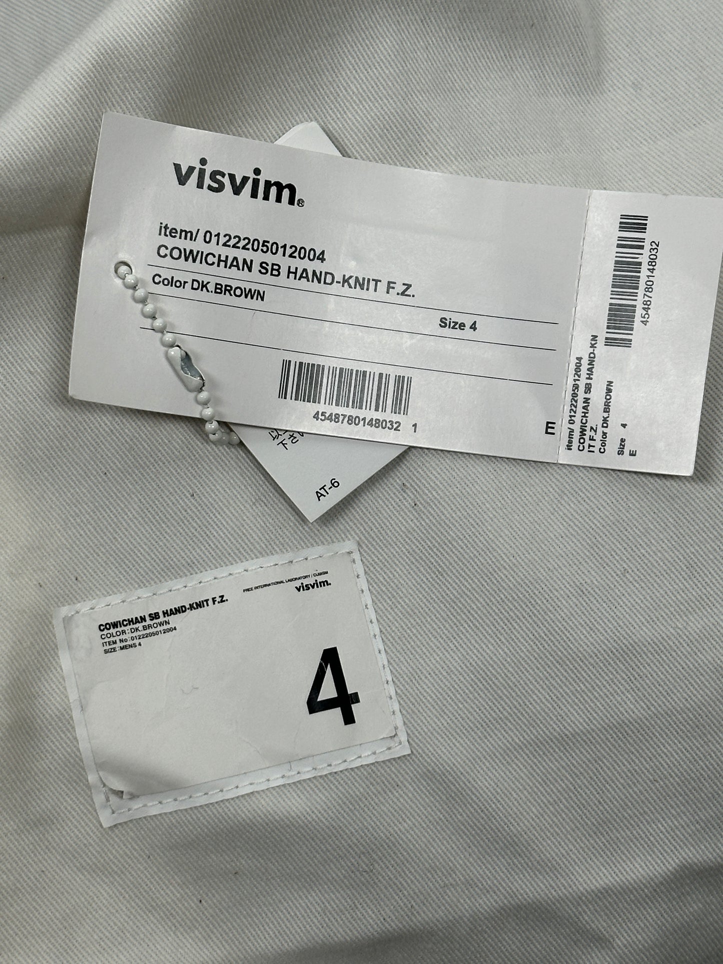 FW22 Cowichan SB Hand-Knit F.Z.