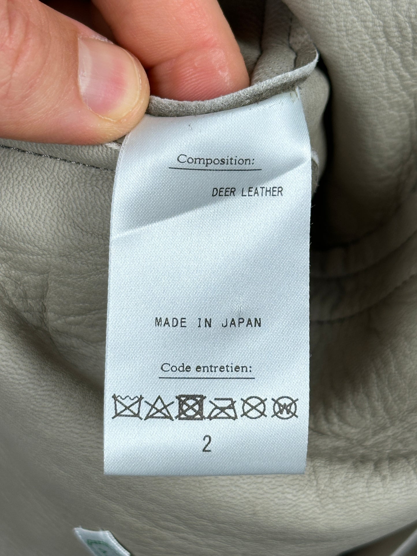 SS23 Leather Sports Jacket