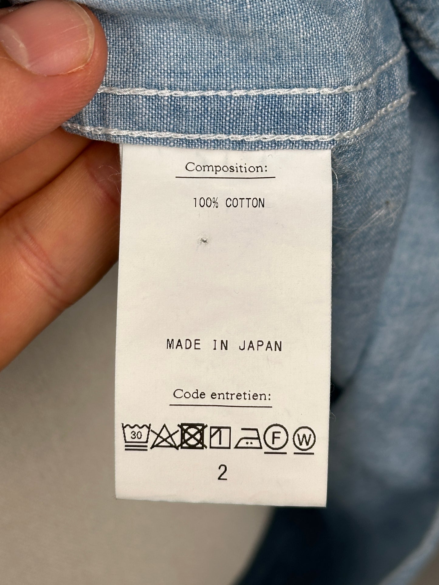 SS23 Washed Chambray Shirt