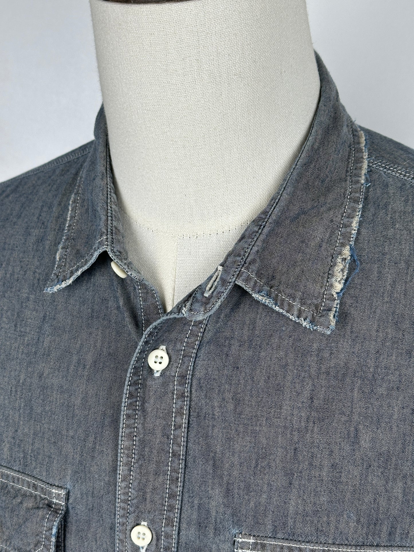 FW19 Hemi Work Shirt L/S (C/SI) DMGD *F.I.L. Exclusive