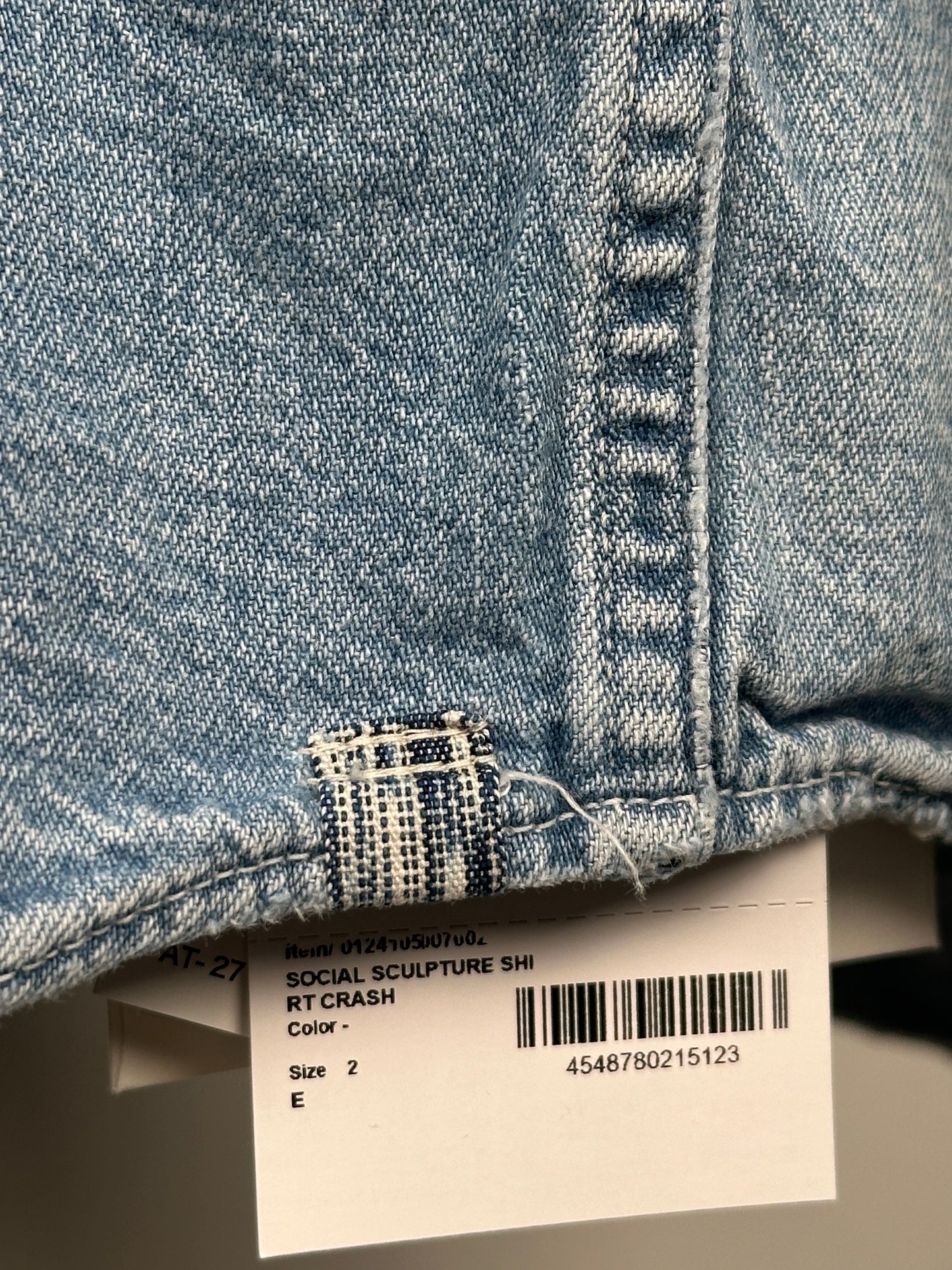 SS24 Social Sculpture Shirt Crash