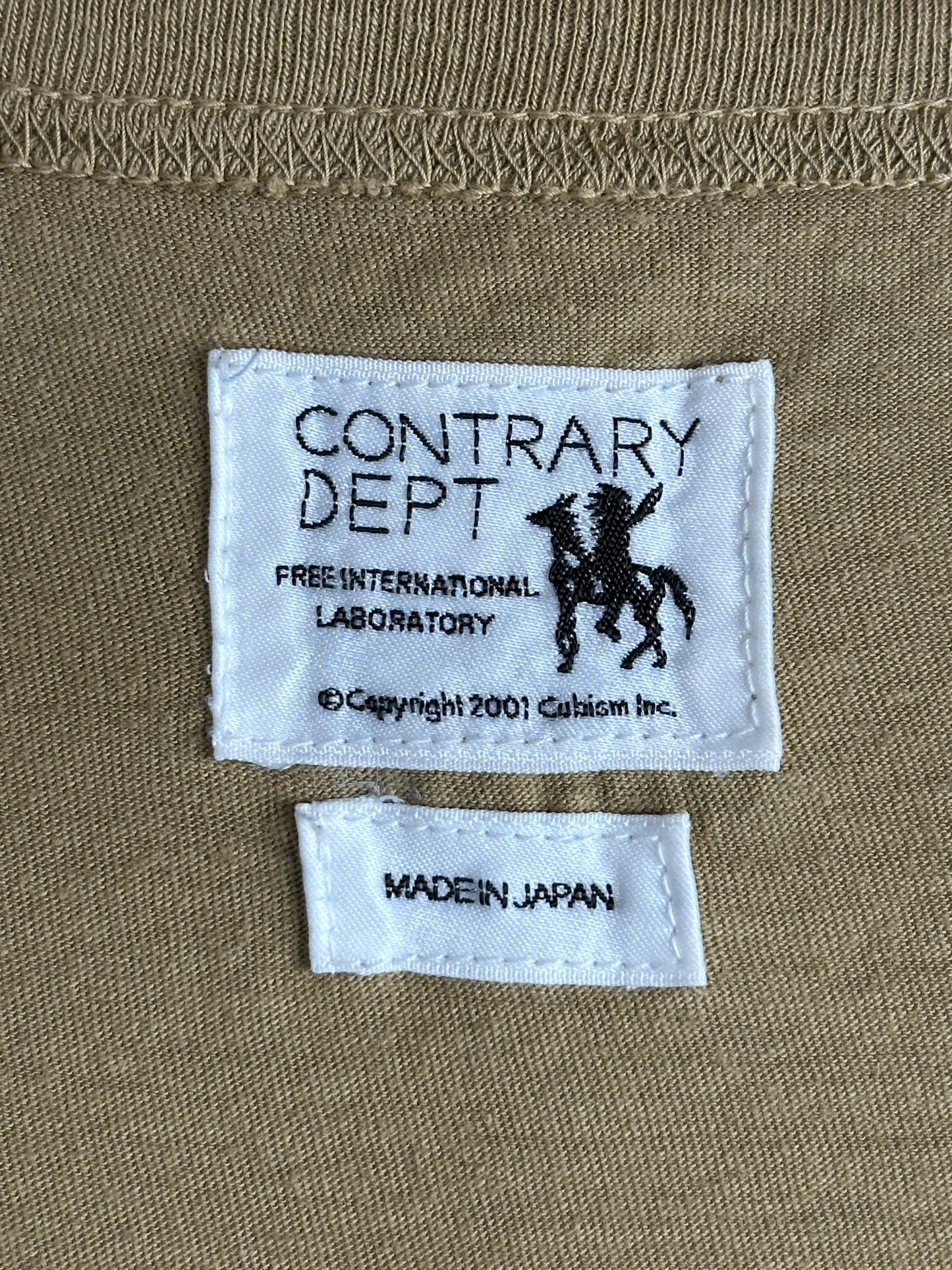 SS19 Contrary Dept. Jumbo Tee S/S