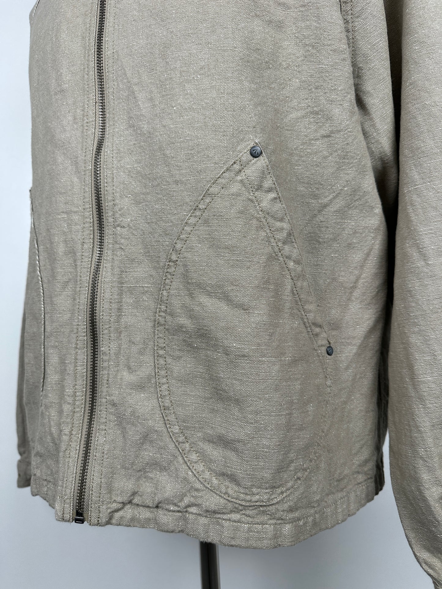 Short Flight Jacket (Cotton/Linen)