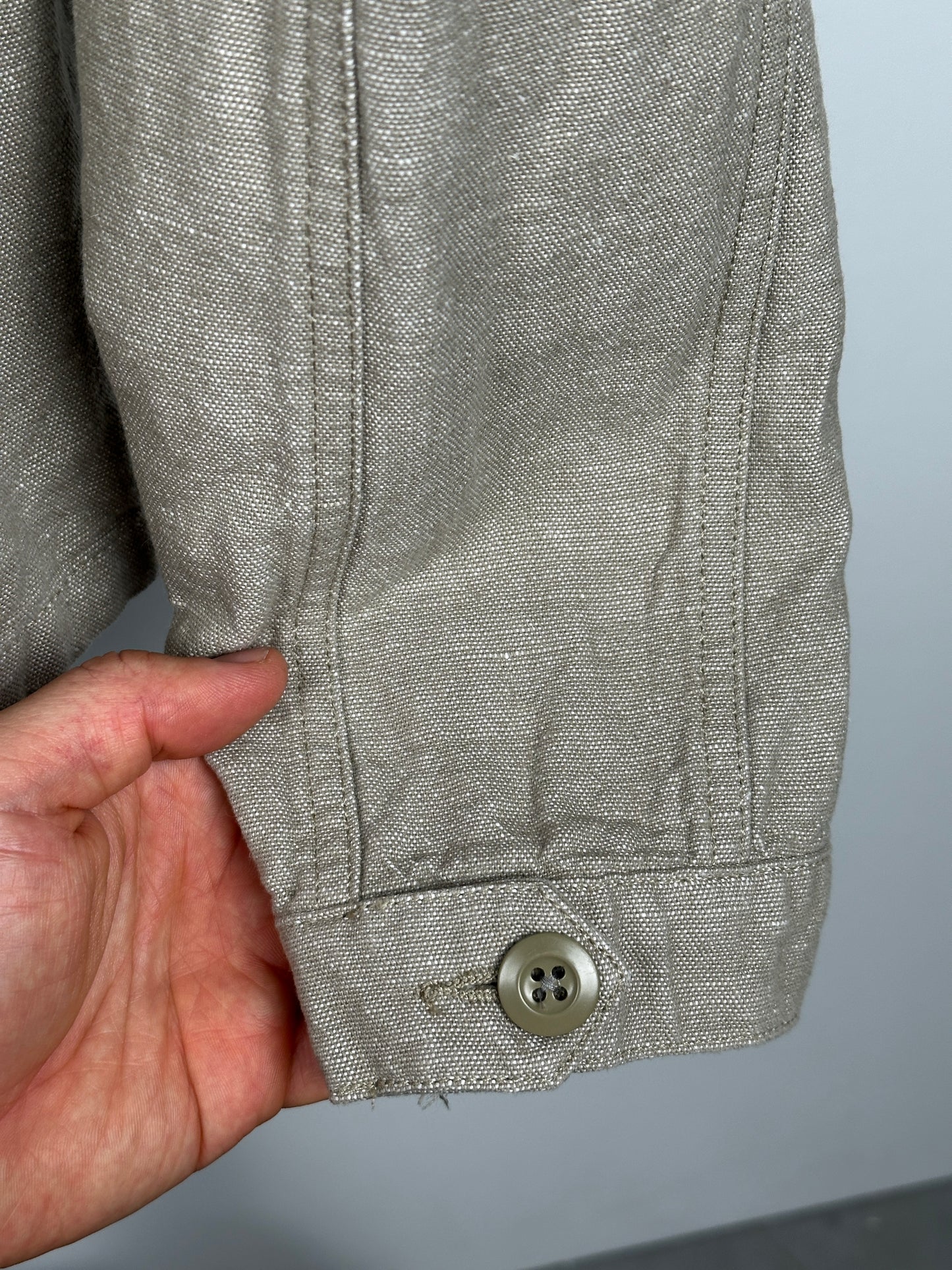 Short Flight Jacket (Cotton/Linen)