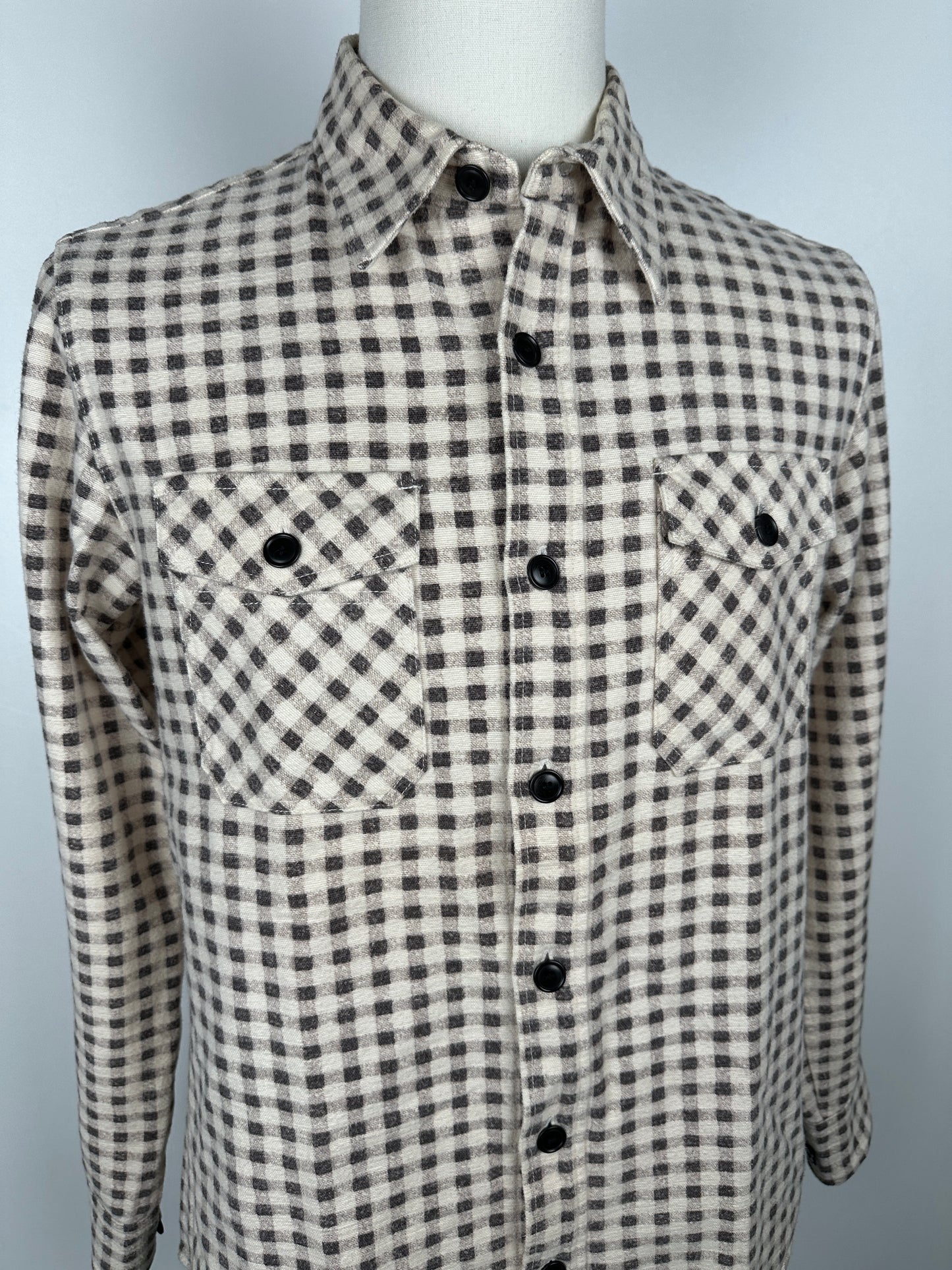 FW16 Black Elk Flannel (Gingham Check)