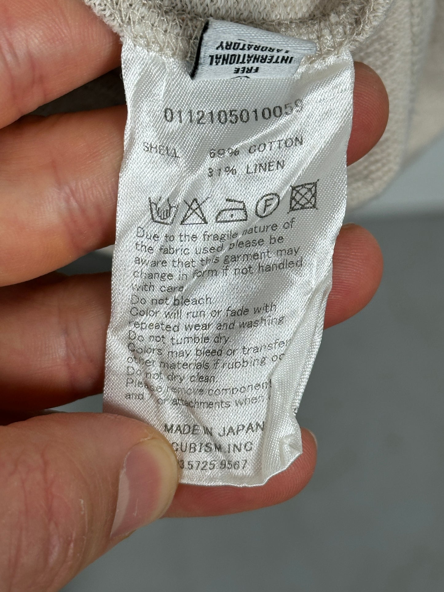 SS12 Papyrus Border Hoodie F.Z.