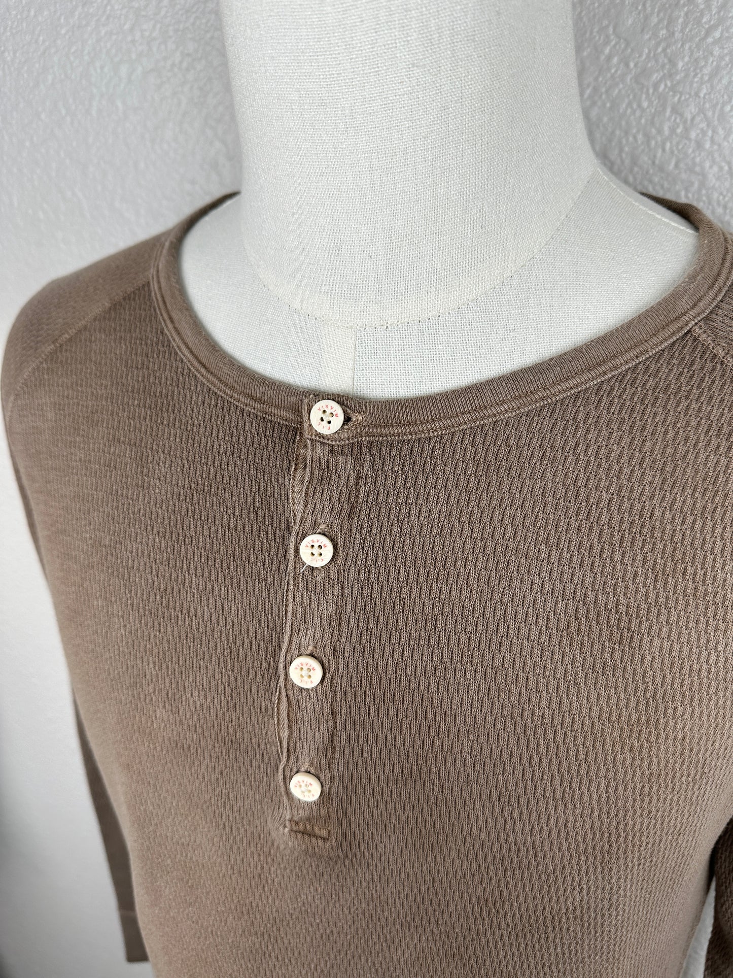 SS12 Mud Waffle Henley L/S (Giza)
