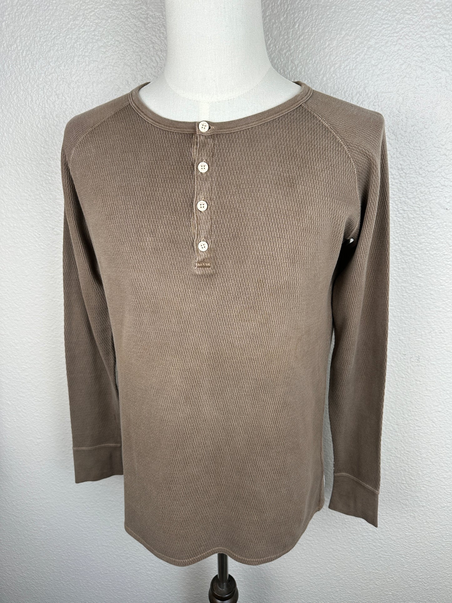 SS12 Mud Waffle Henley L/S (Giza)