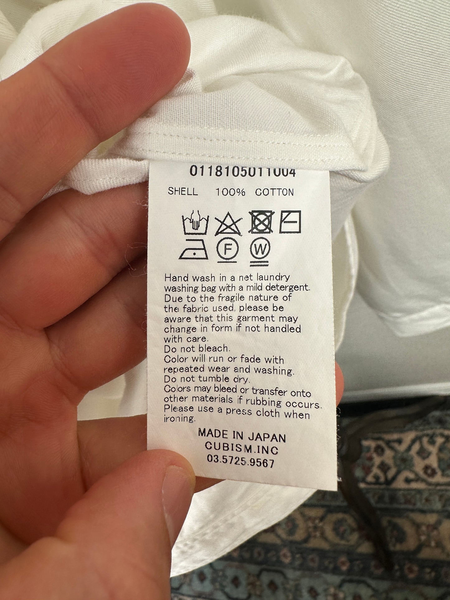 SS18 1910 Shirt LS (Giza Twill)
