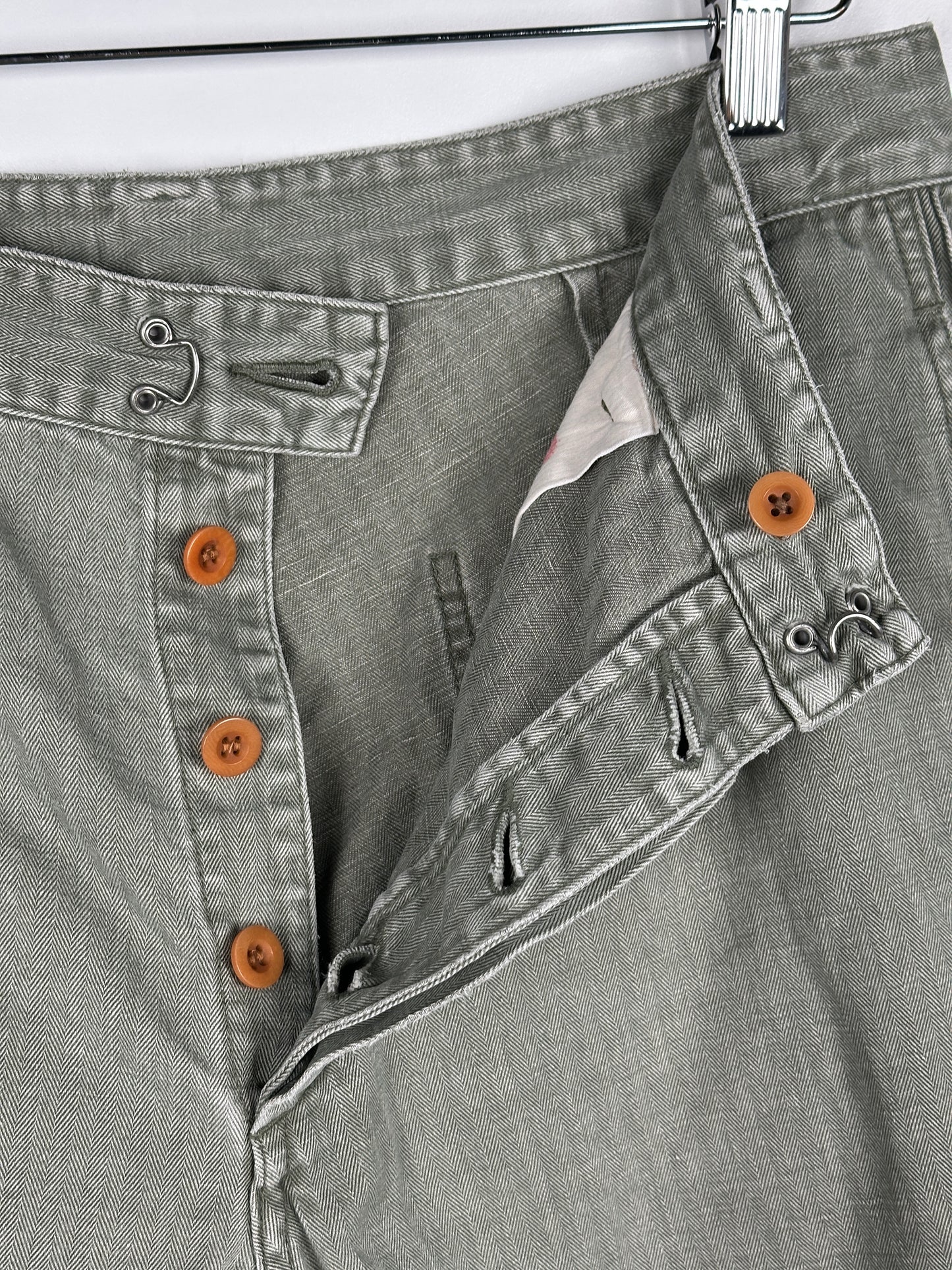 SS14 SPOT Pastoral Shorts (C/L Herringbone)