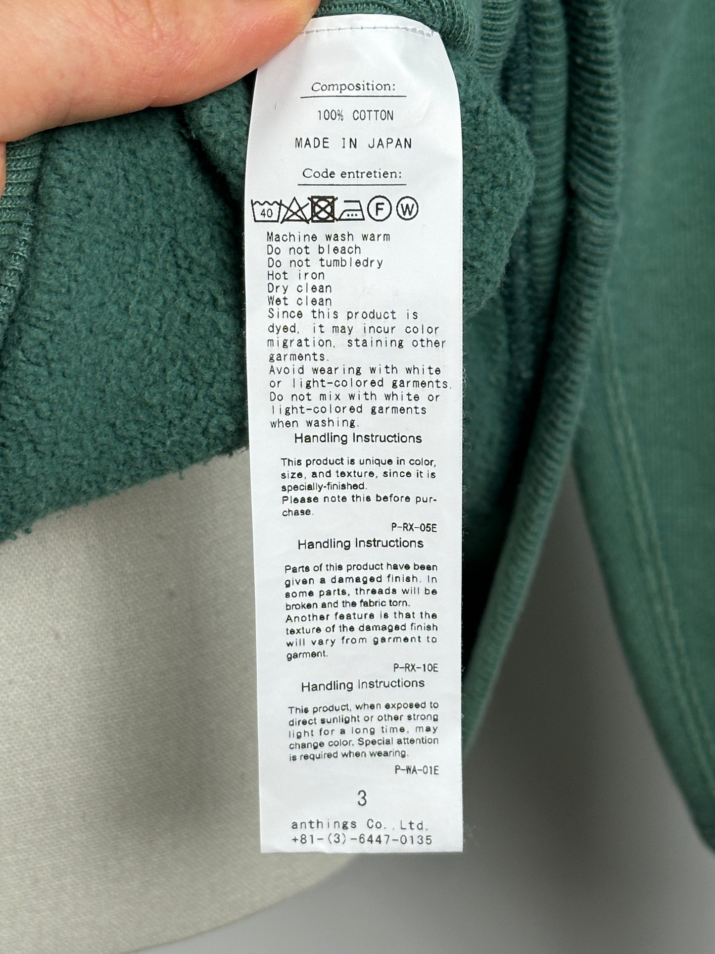 SS24 Vintage Half Zip Sweat Shirt