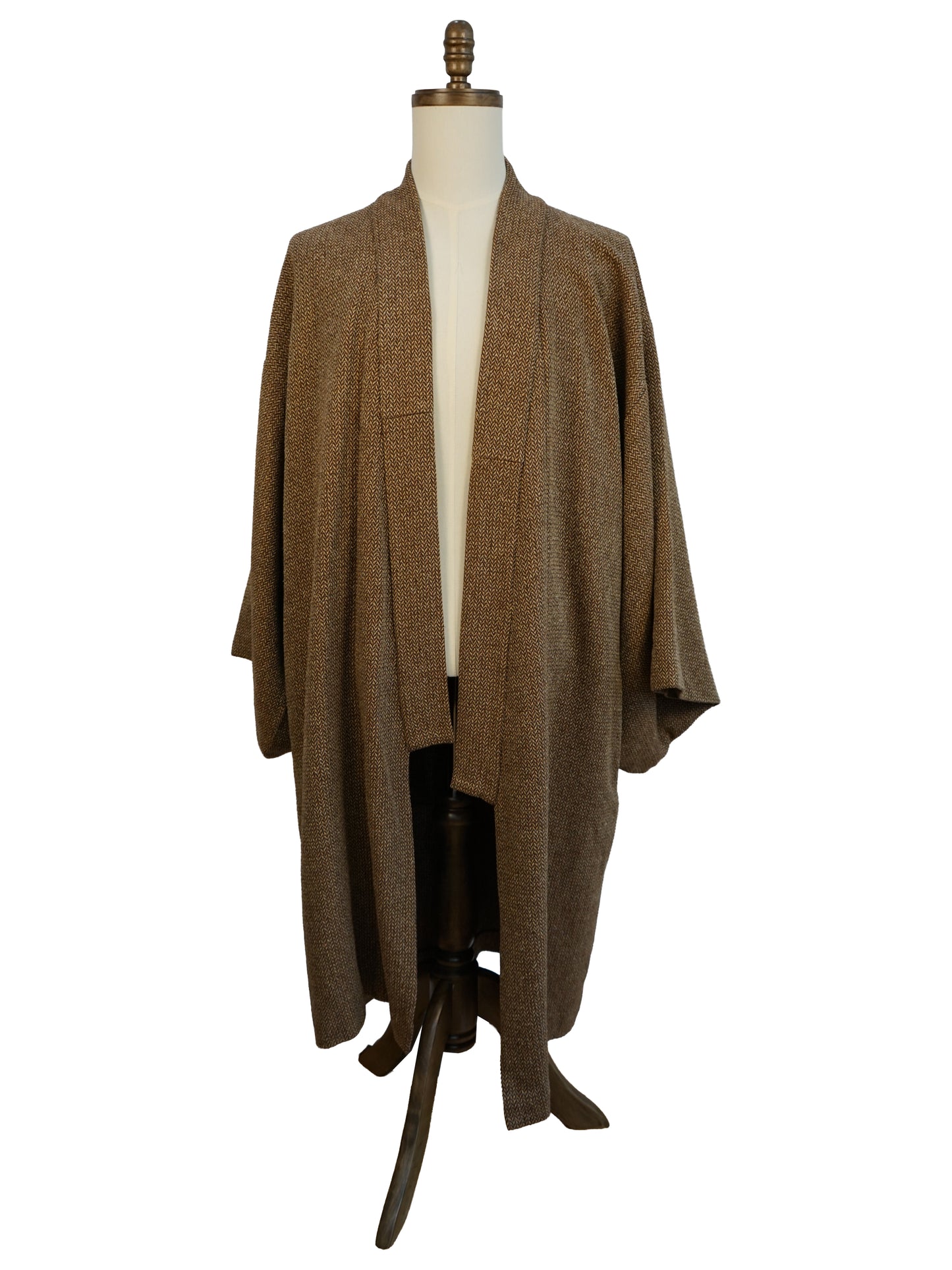 FW17 Yukata Coat Herringbone (SI,W,LI)
