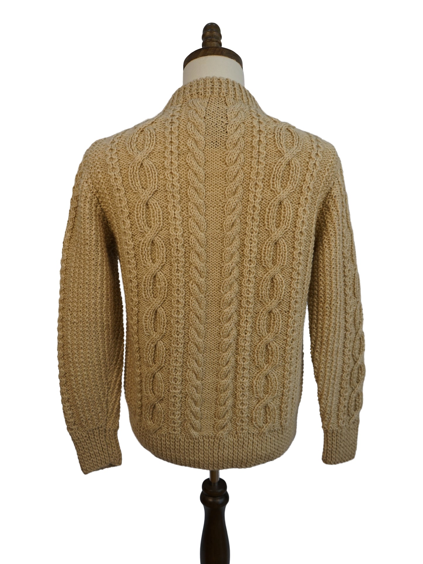 FW14 Fisherman Cable Knit Natural Dye