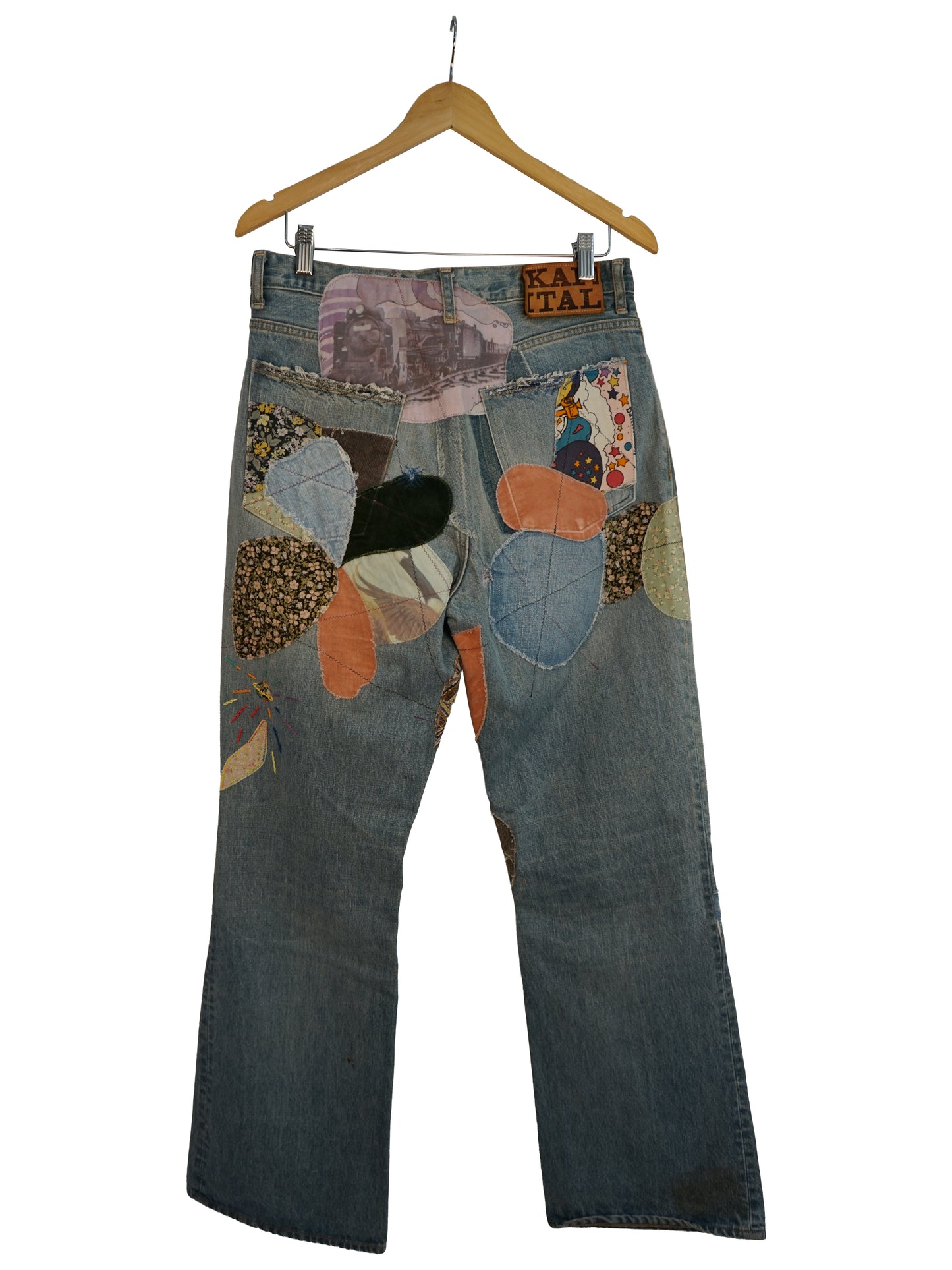 FW20 14oz Denim 5P Botanical Rat-Flare (Flare Star Hippie Remake)