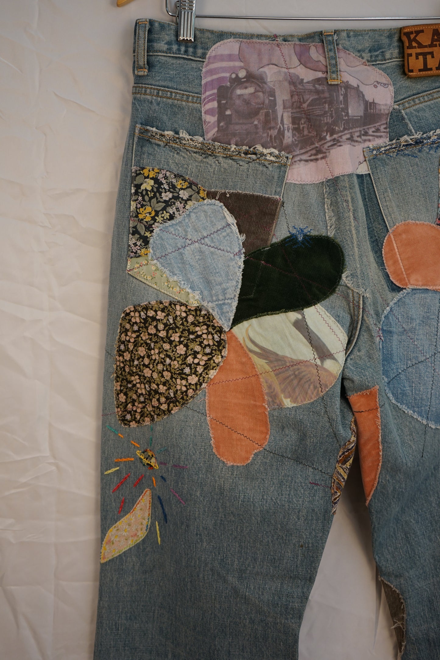 FW20 14oz Denim 5P Botanical Rat-Flare (Flare Star Hippie Remake)
