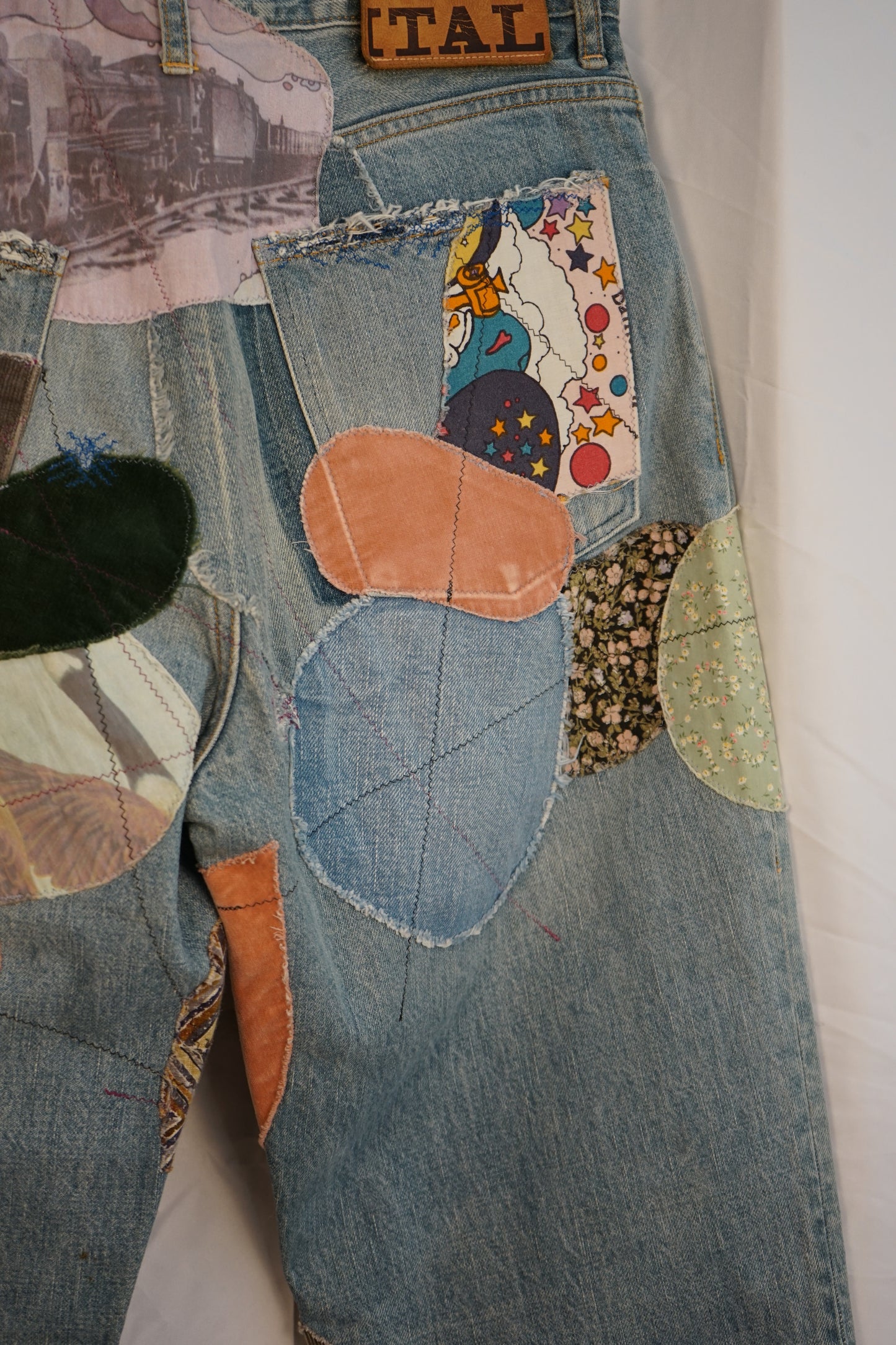 FW20 14oz Denim 5P Botanical Rat-Flare (Flare Star Hippie Remake)