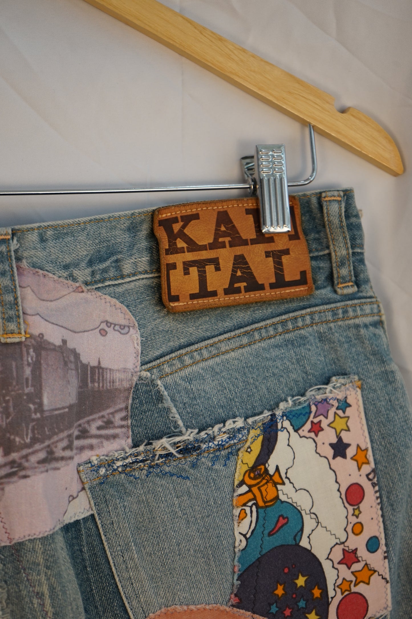 FW20 14oz Denim 5P Botanical Rat-Flare (Flare Star Hippie Remake)