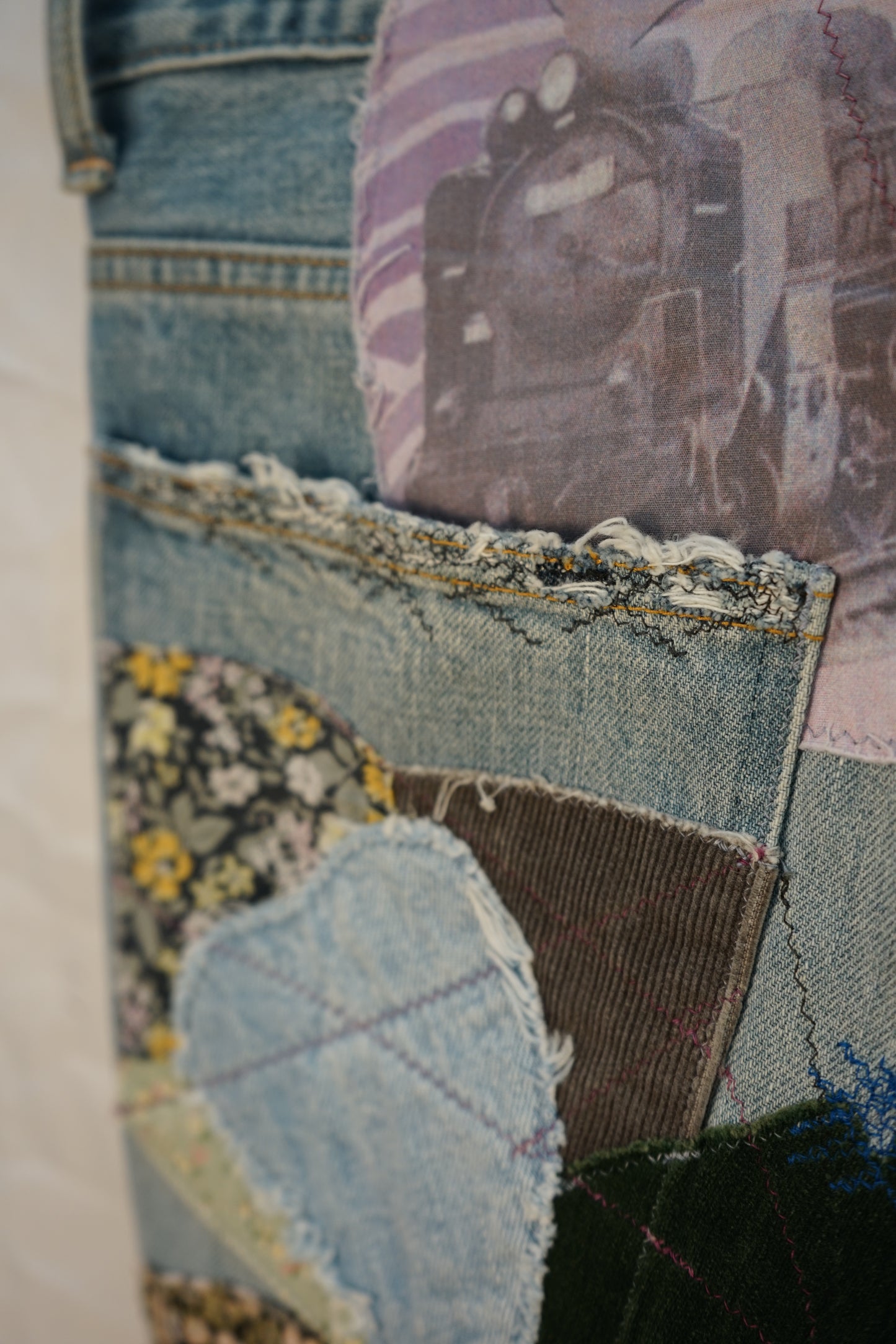 FW20 14oz Denim 5P Botanical Rat-Flare (Flare Star Hippie Remake)
