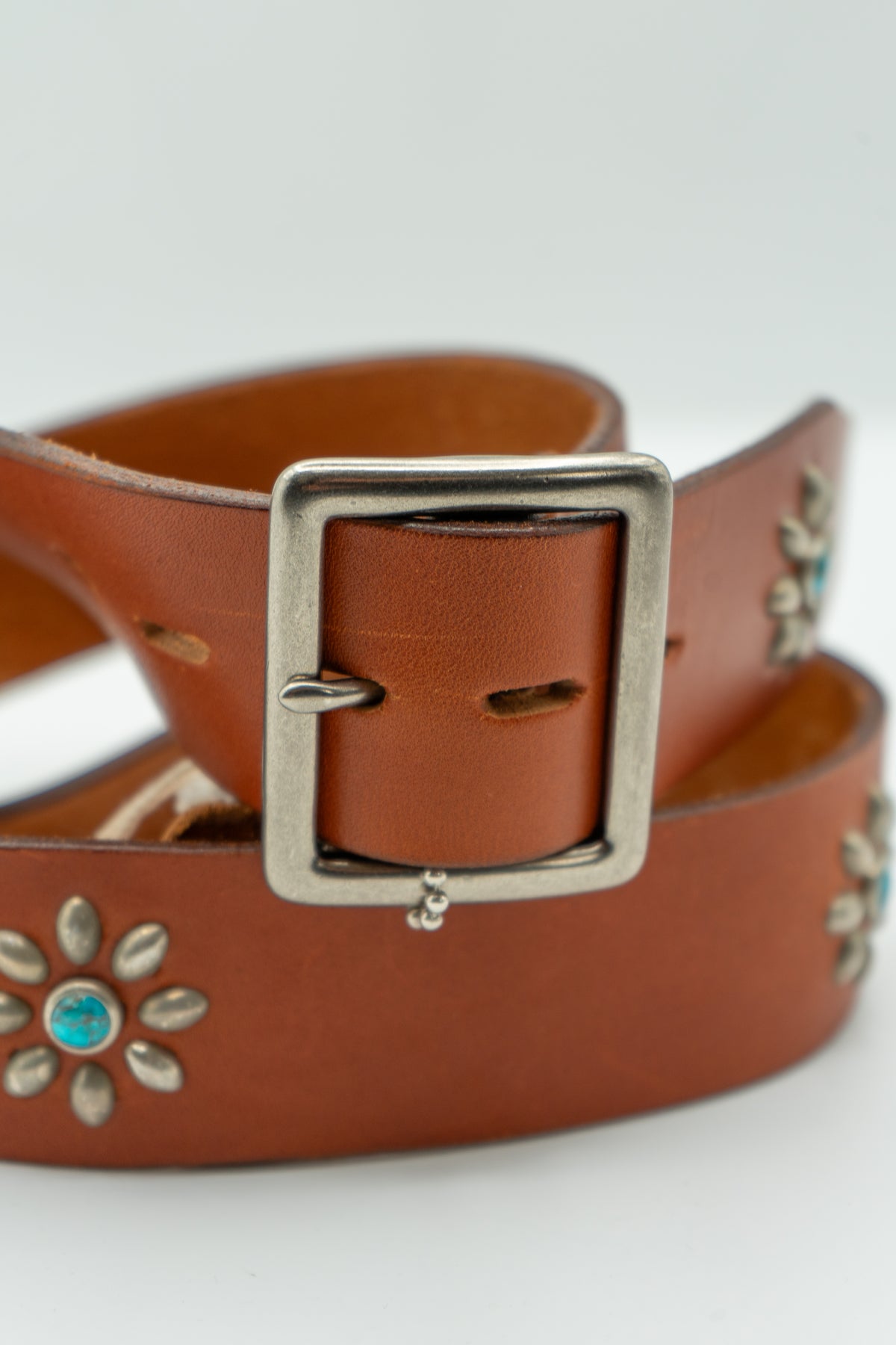 HTC Turquoise Flower Studs Belt