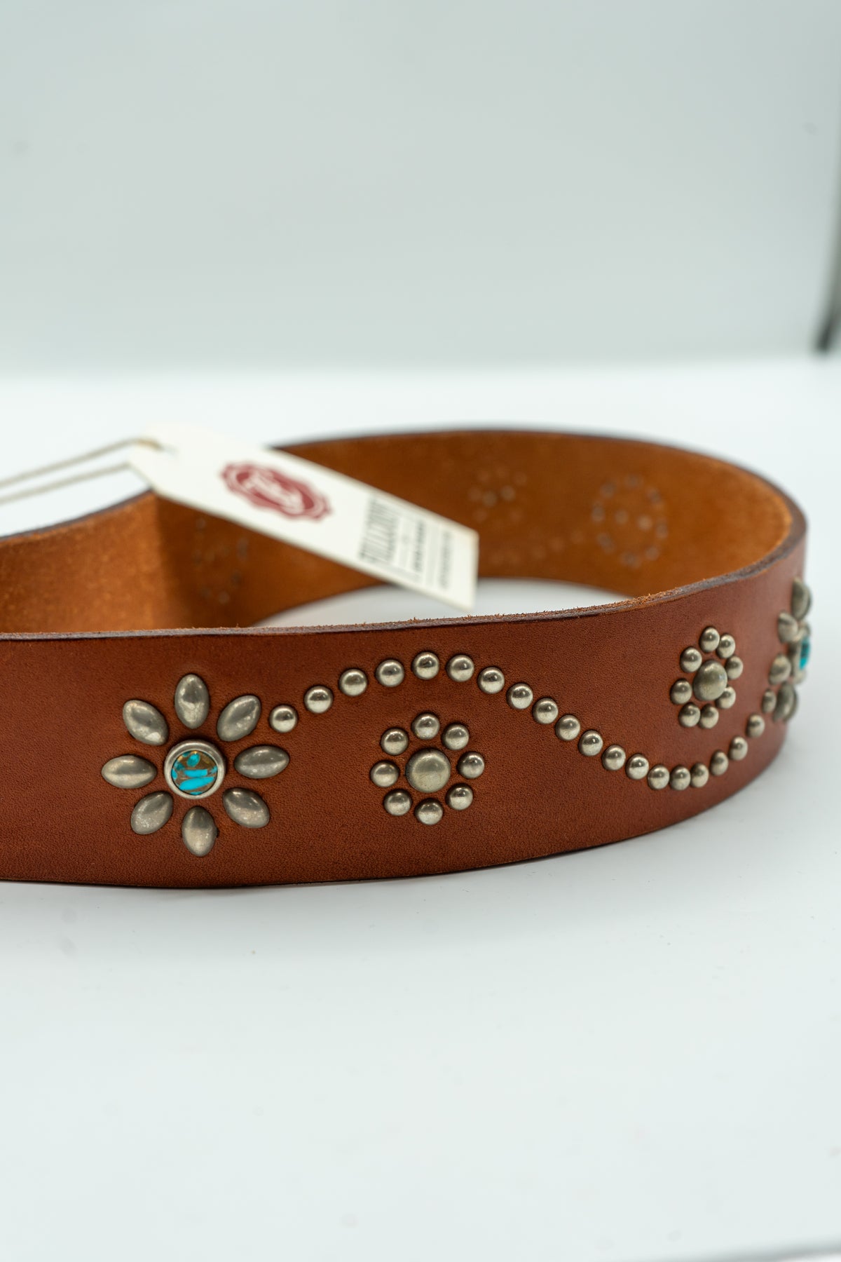 HTC Turquoise Flower Studs Belt