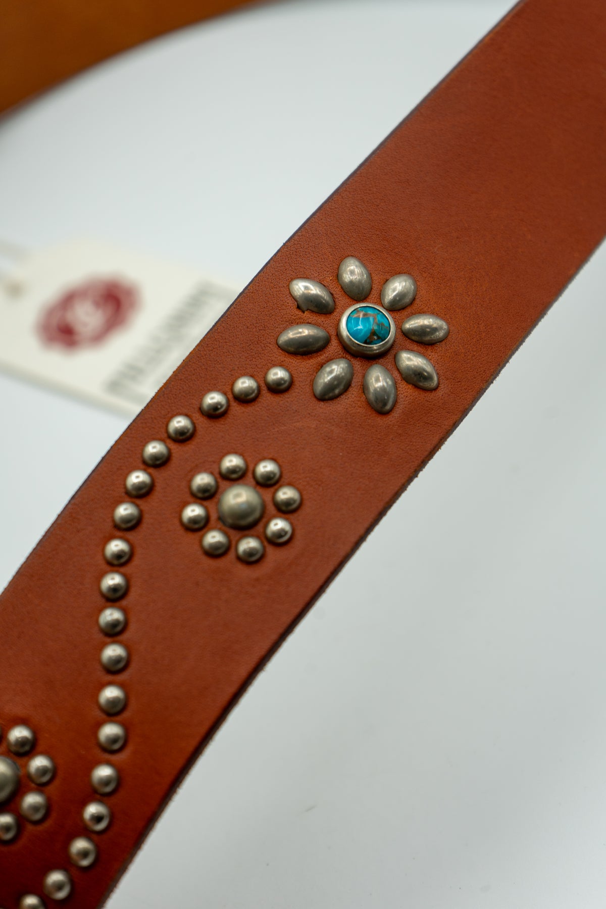 HTC Turquoise Flower Studs Belt