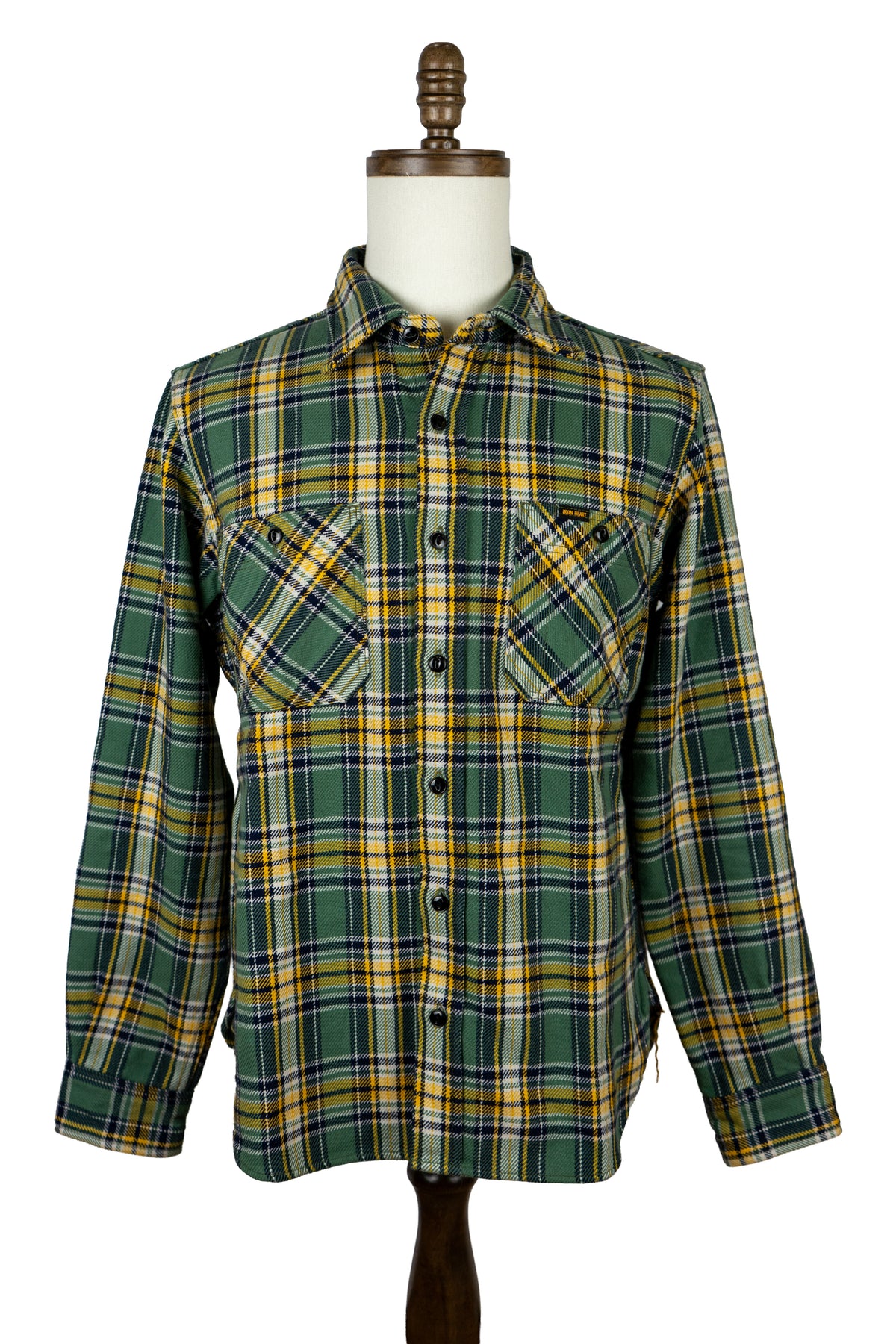 Ultra Heavy Flannel Tartan Check Work Shirt