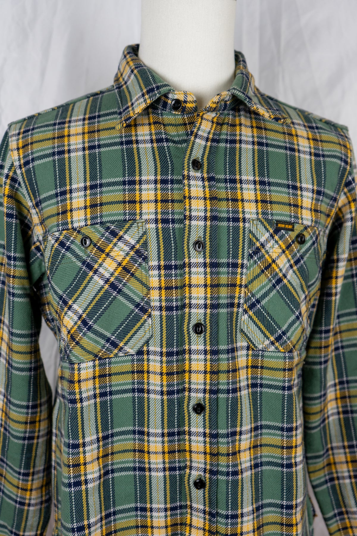 Ultra Heavy Flannel Tartan Check Work Shirt