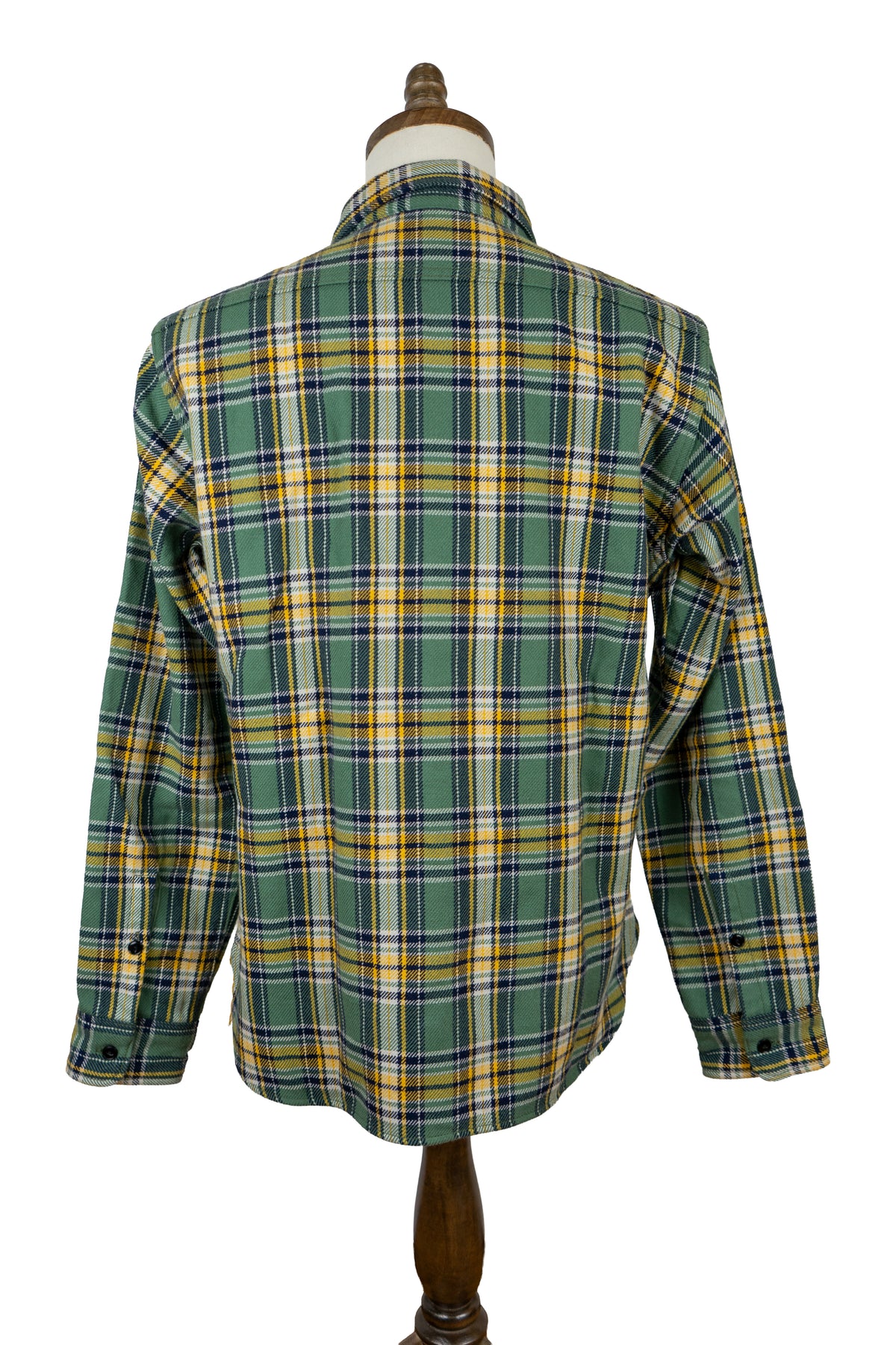 Ultra Heavy Flannel Tartan Check Work Shirt