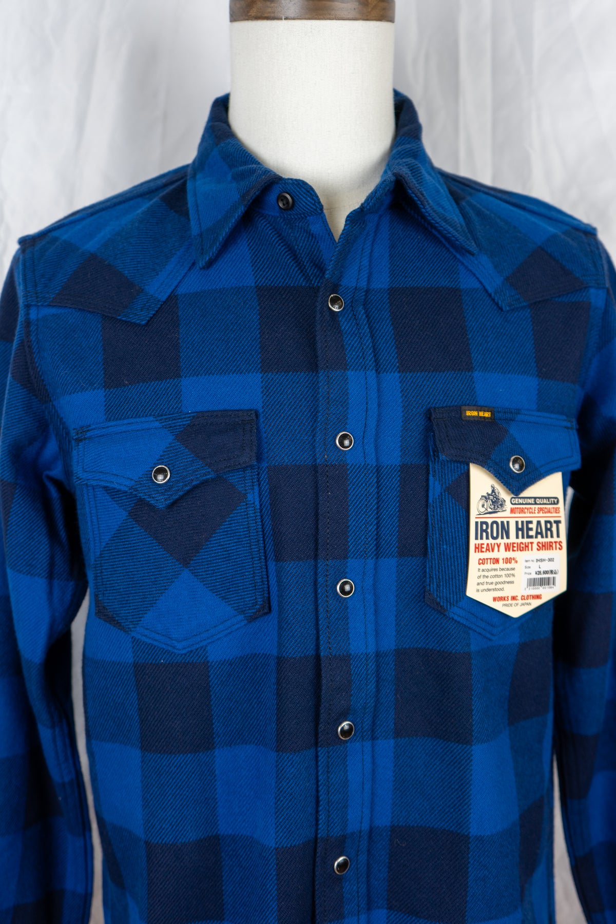 Ultra Heavy Flannel Buffalo Check Western Shirt