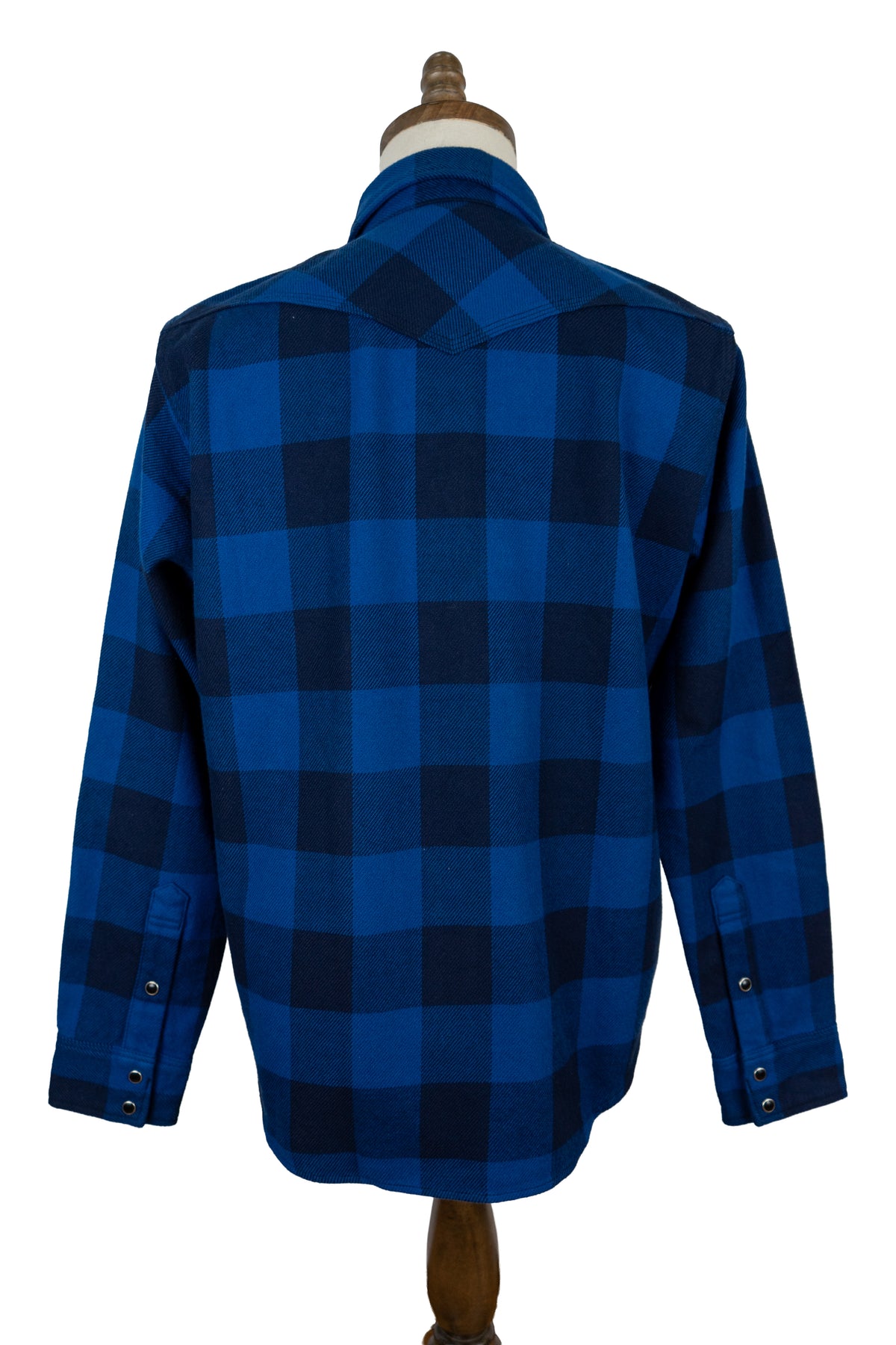 Ultra Heavy Flannel Buffalo Check Western Shirt